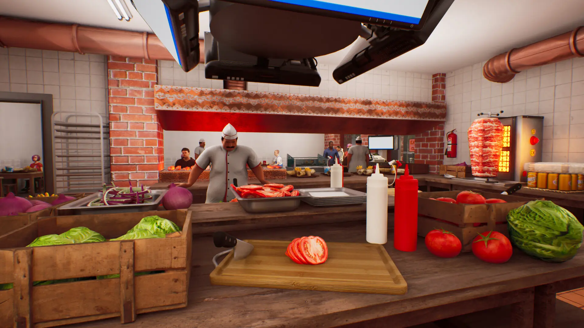 卷饼小店模拟器/Wrap House Simulator 游戏截图
