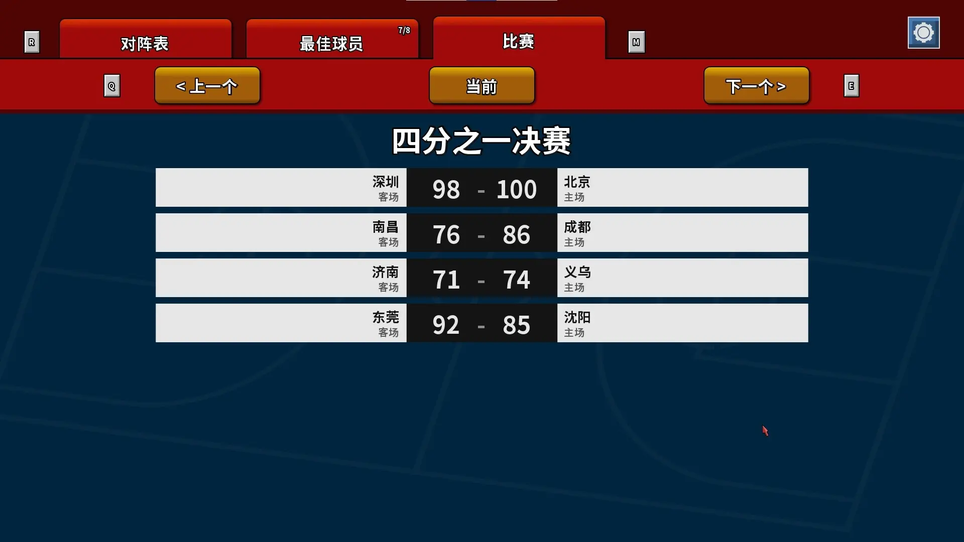 篮下王朝:战术大师/Clutchtime: Basketball Deckbuilder 游戏截图