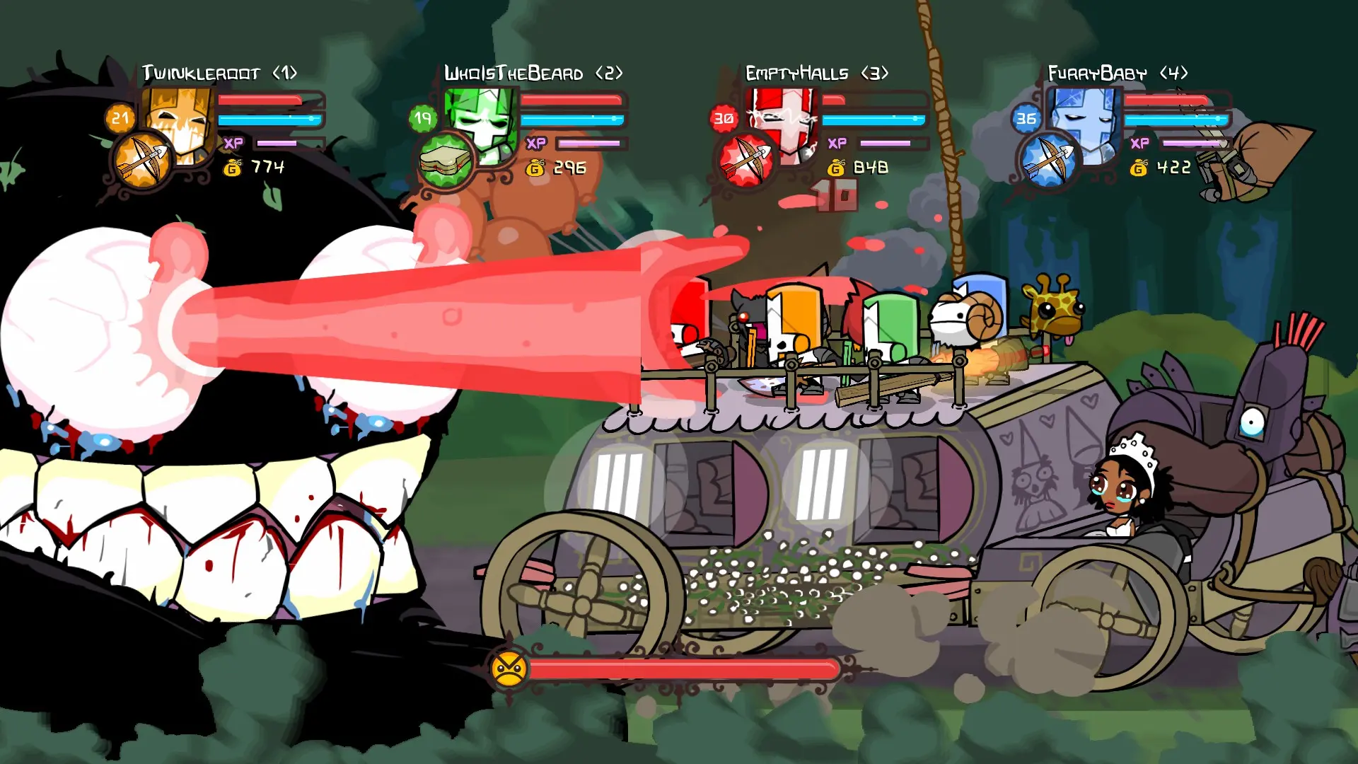 城堡毁灭者/城堡破坏者/Castle Crashers/支持网络联机 游戏截图