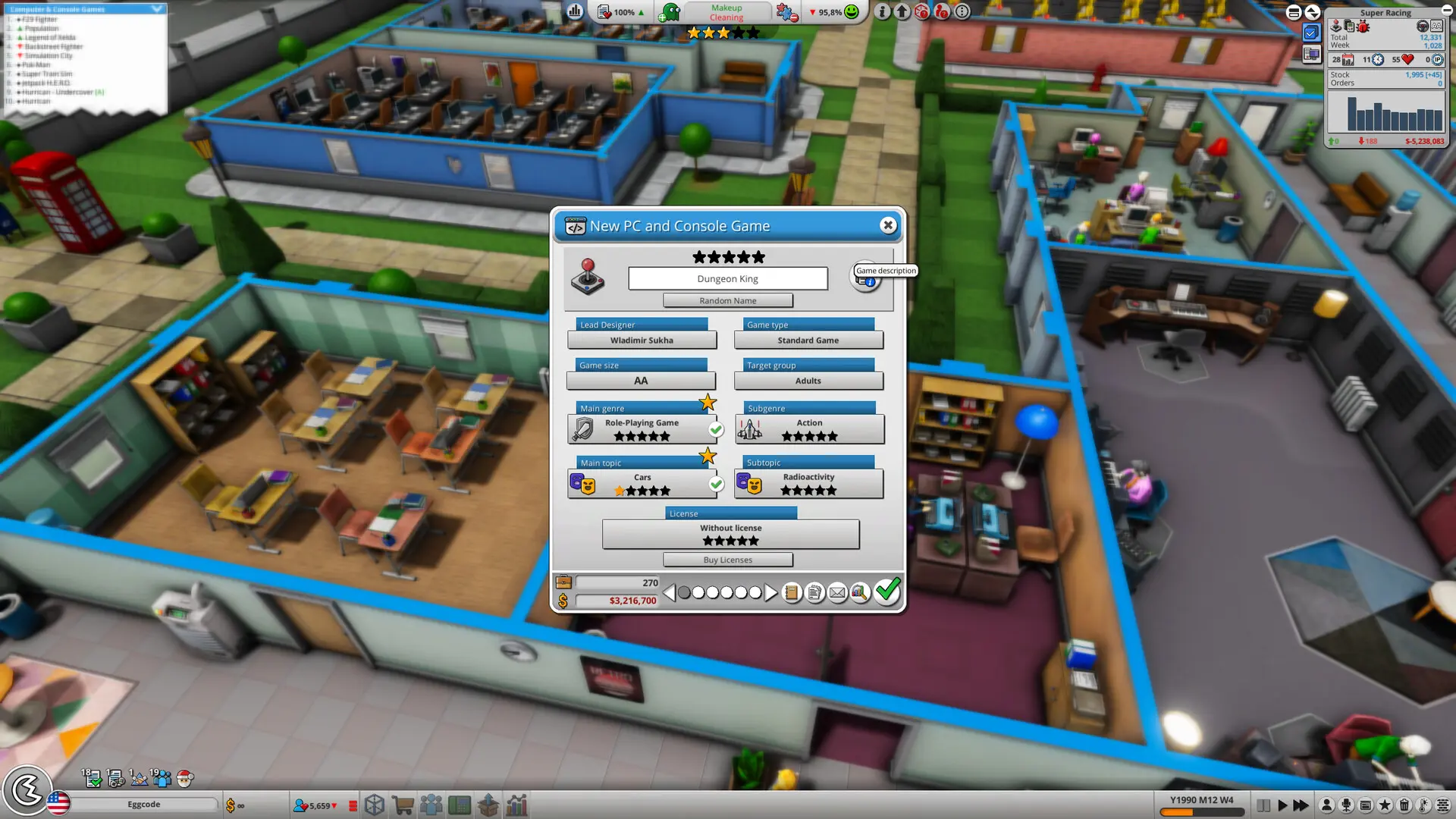 疯狂游戏大亨2/Mad Games Tycoon 2 游戏截图
