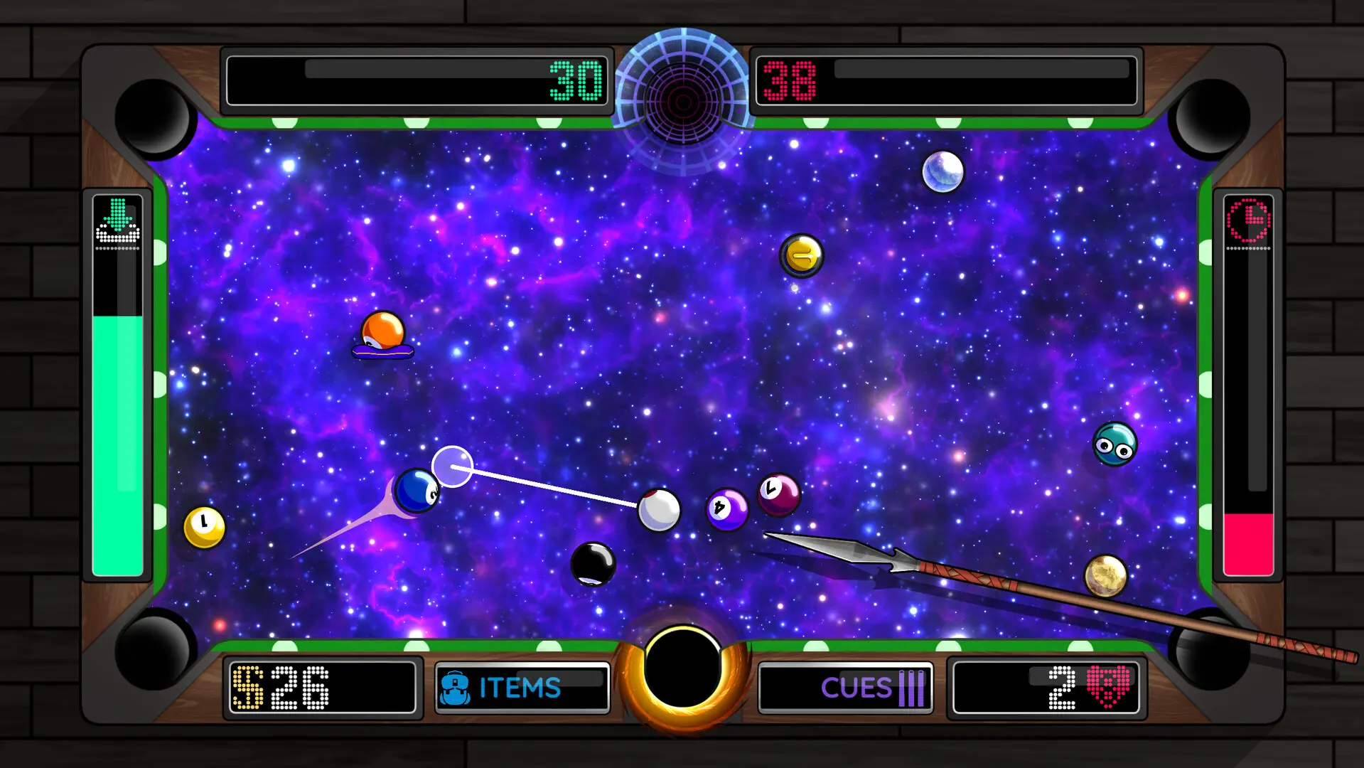 下垂口袋/台球Roguelike/Drop Pockets 游戏截图