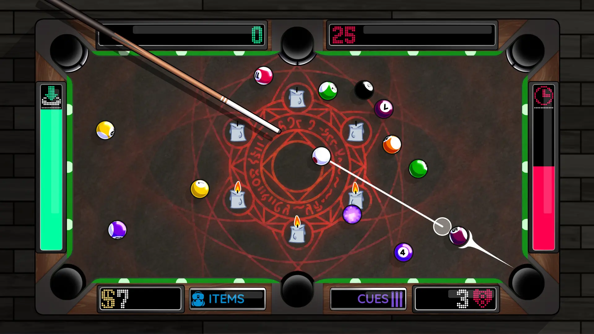 下垂口袋/台球Roguelike/Drop Pockets 游戏截图