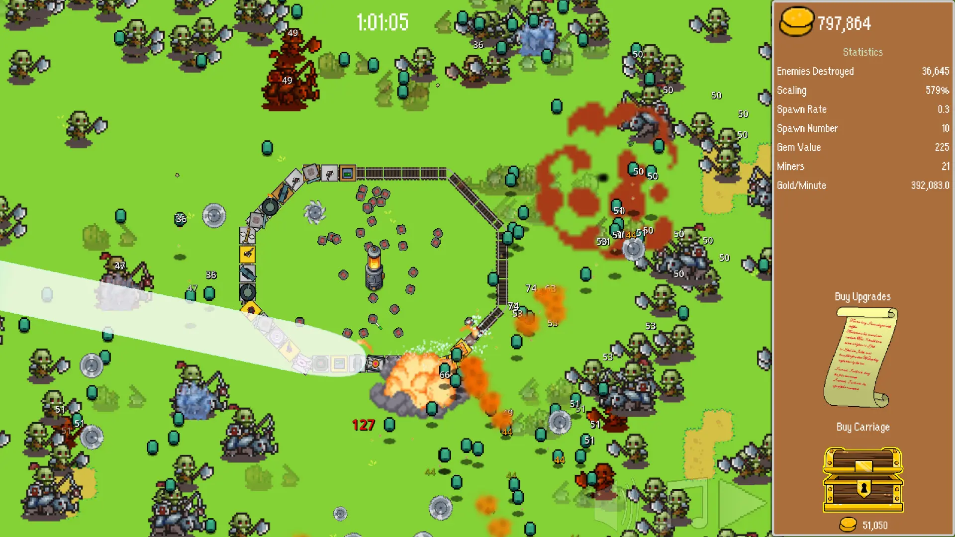 All Aboard! 火车防御特快/All Aboard! The Train Defense Express 游戏截图