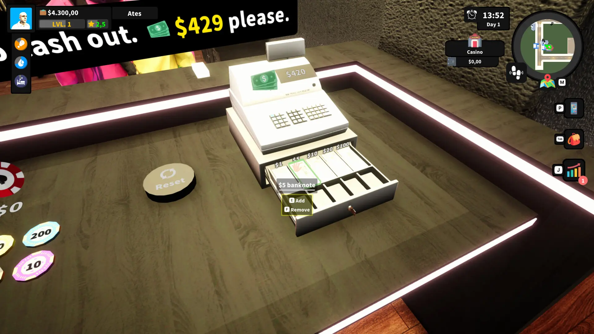 赌场经营模拟器/Casino Management Simulator 游戏截图
