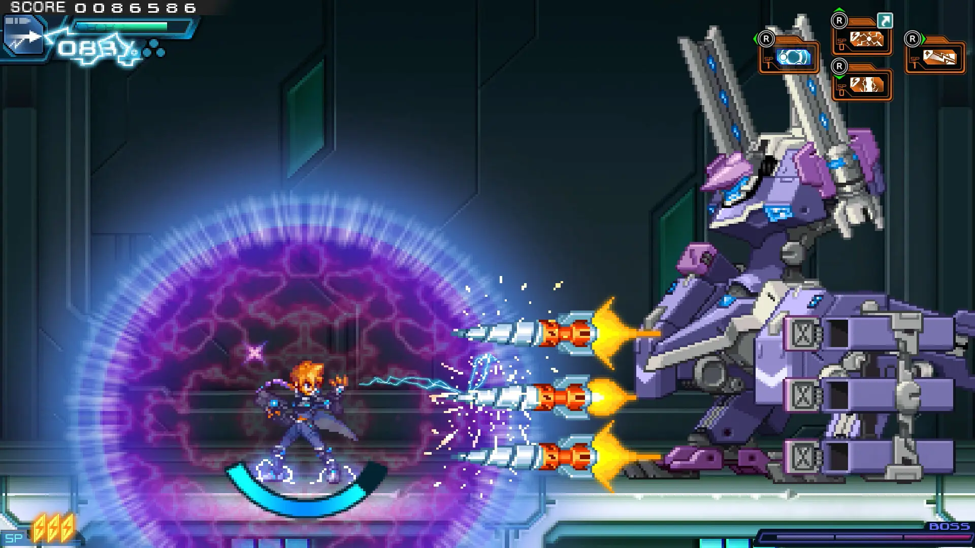 苍穹雷霆 GUNVOLT 三棱合极版/Azure Striker Gunvolt Trilogy Enhanced 游戏截图