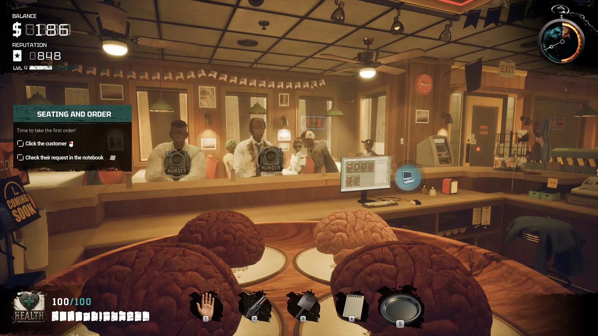 僵尸餐馆模拟器/Zombie Diner Simulator 游戏截图