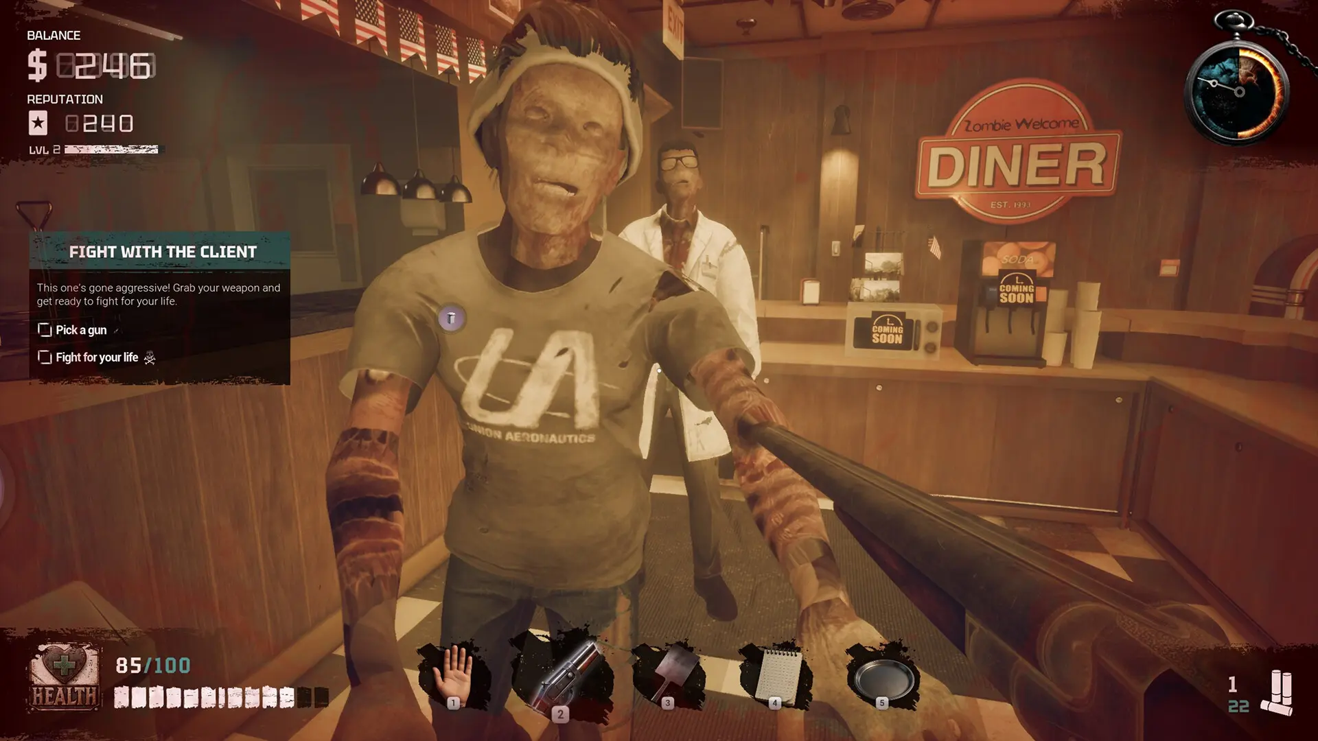 僵尸餐馆模拟器/Zombie Diner Simulator 游戏截图