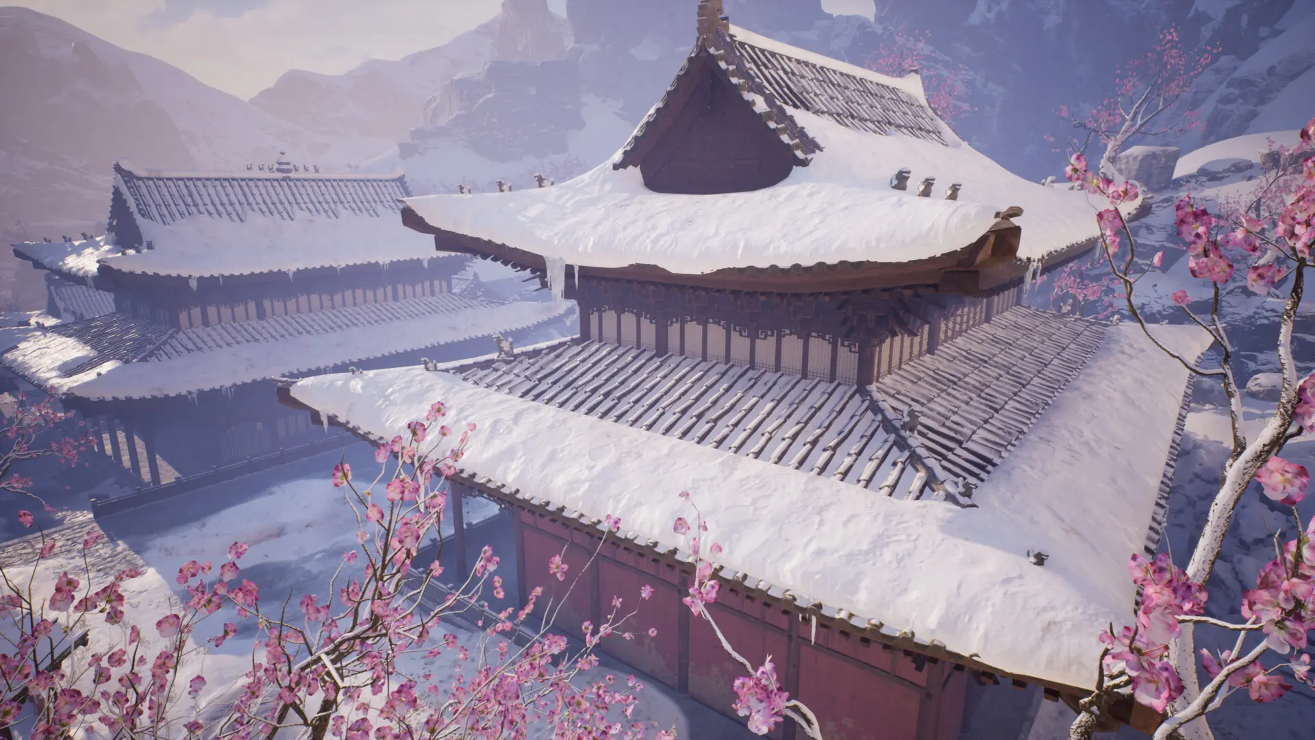 火起雪中寺 游戏截图