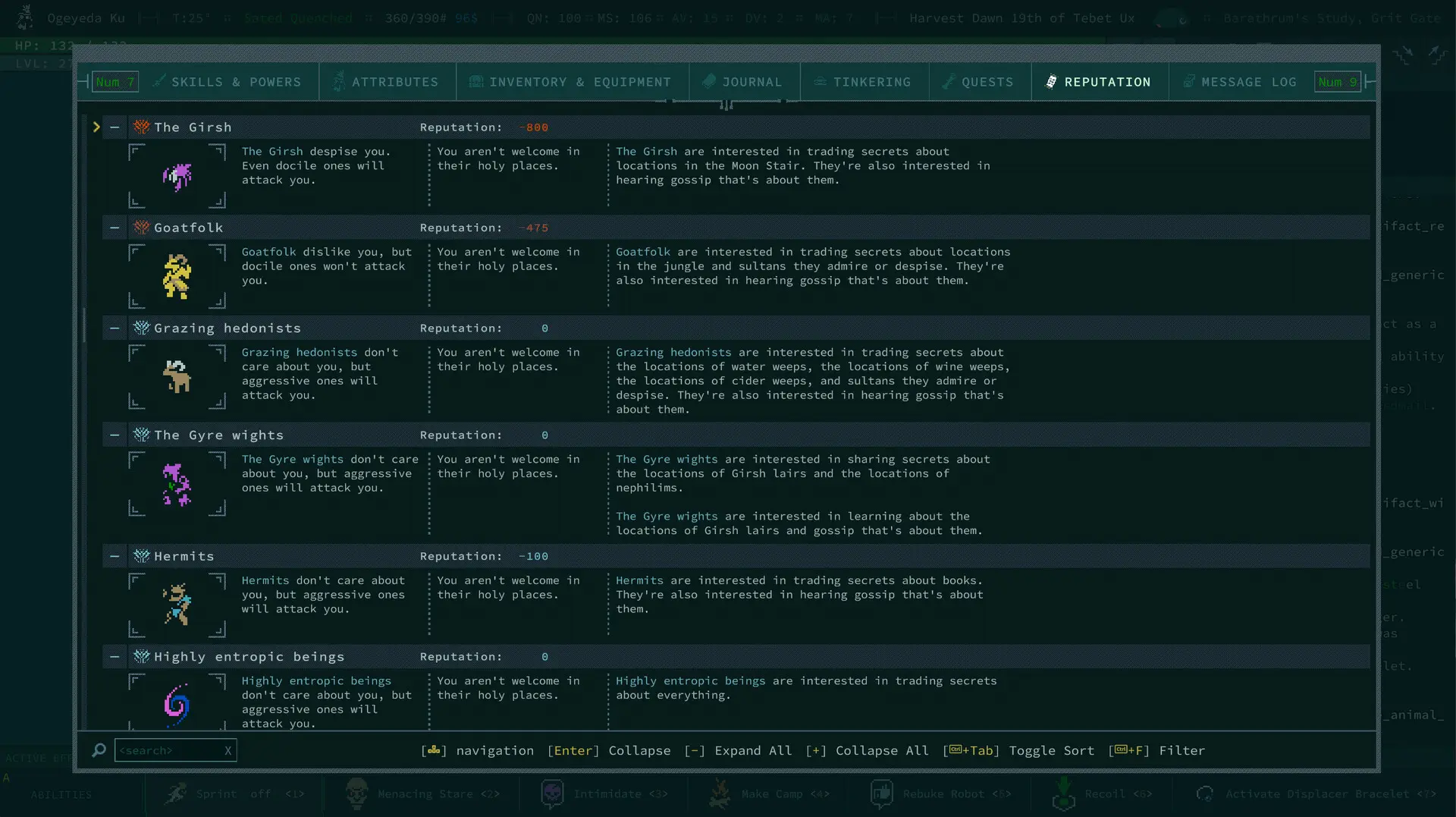 卡德洞窟/Caves of Qud 游戏截图