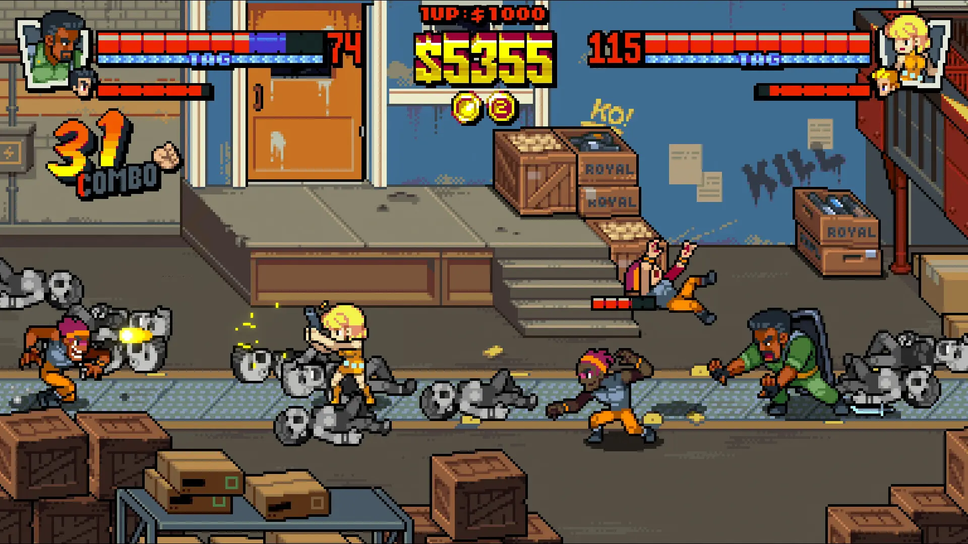 双截龙外传：双龙出海/Double Dragon Gaiden: Rise Of Dragons 游戏截图