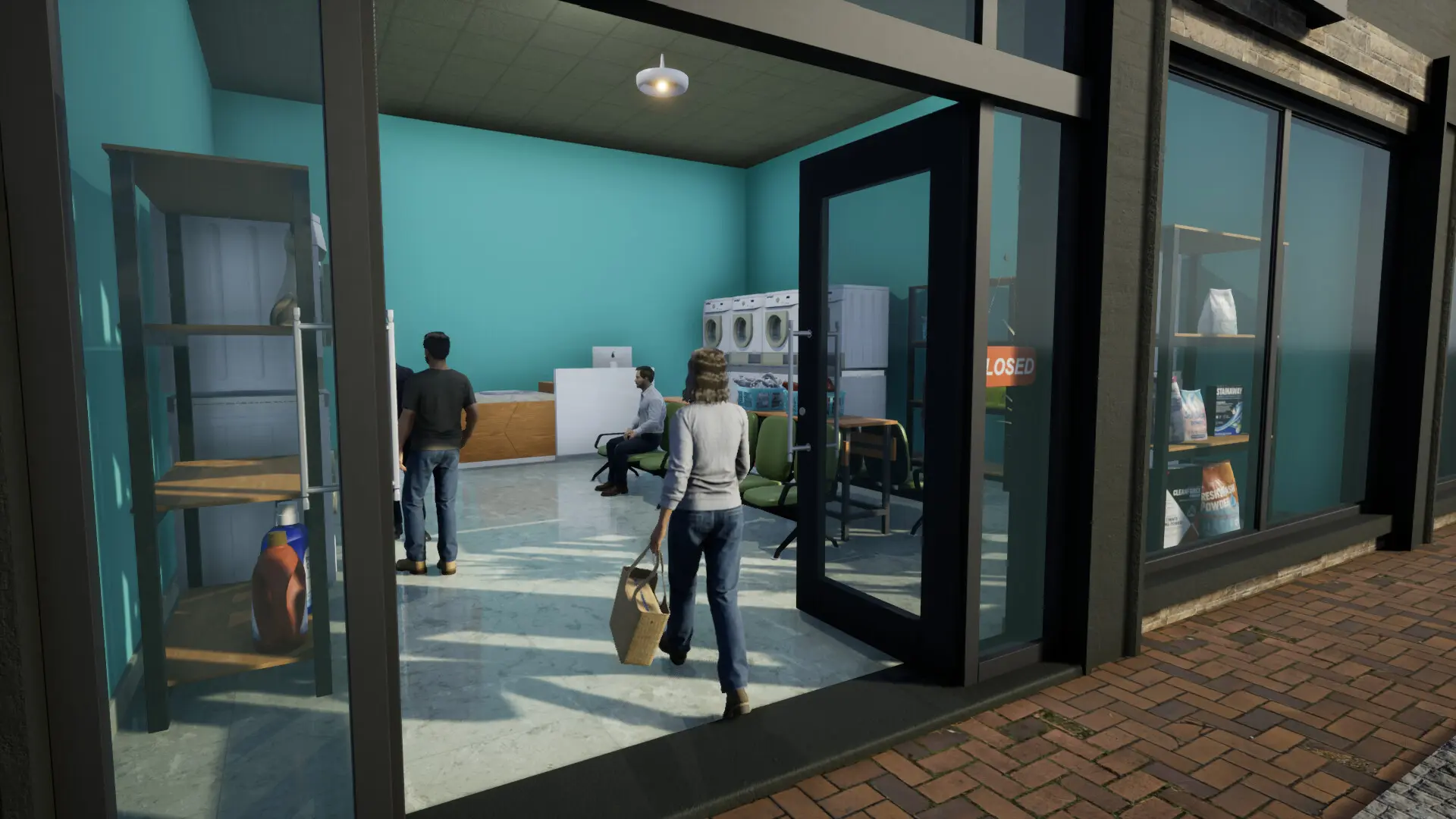 洗衣店经理模拟器/Laundromat Manager Simulator 游戏截图