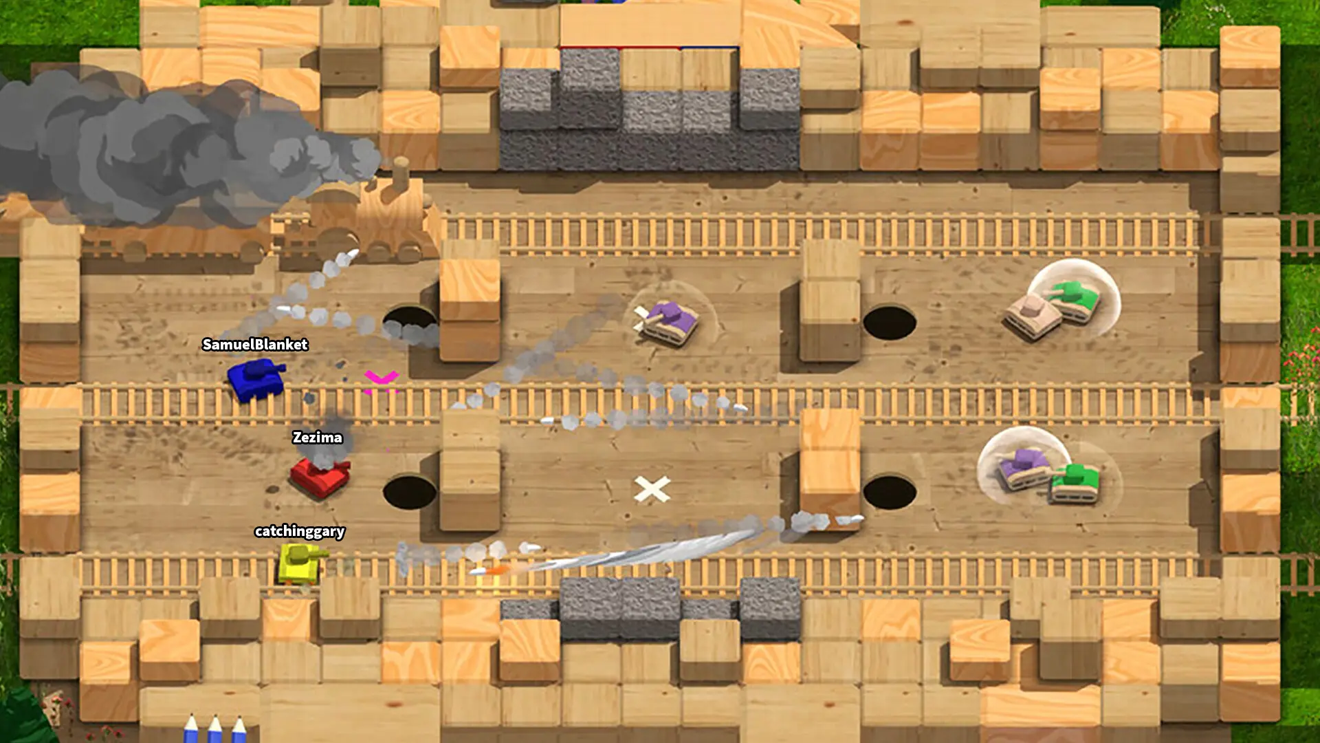 坦克大战/Wee Tanks! 游戏截图