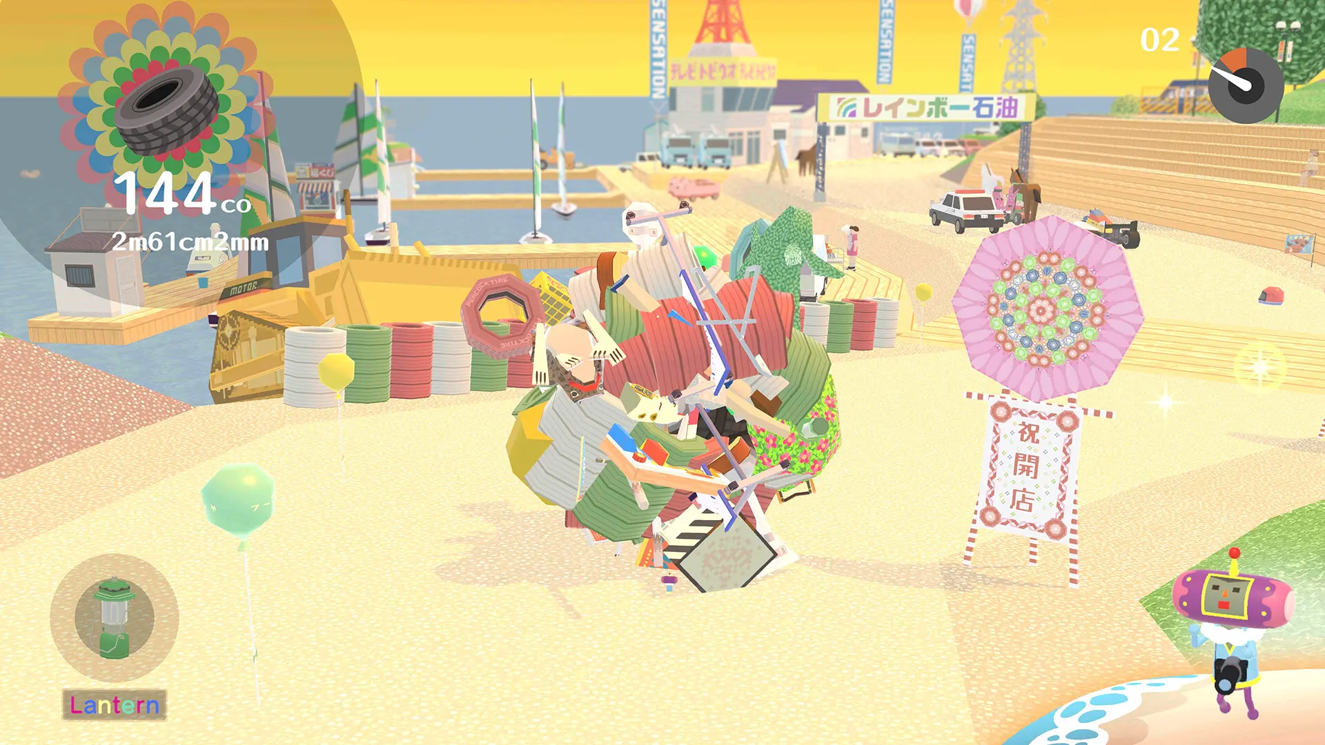 人见人爱的块魂 安可+ 国王大人的小小回忆/We Love Katamari REROLL Royal Reverie 游戏截图
