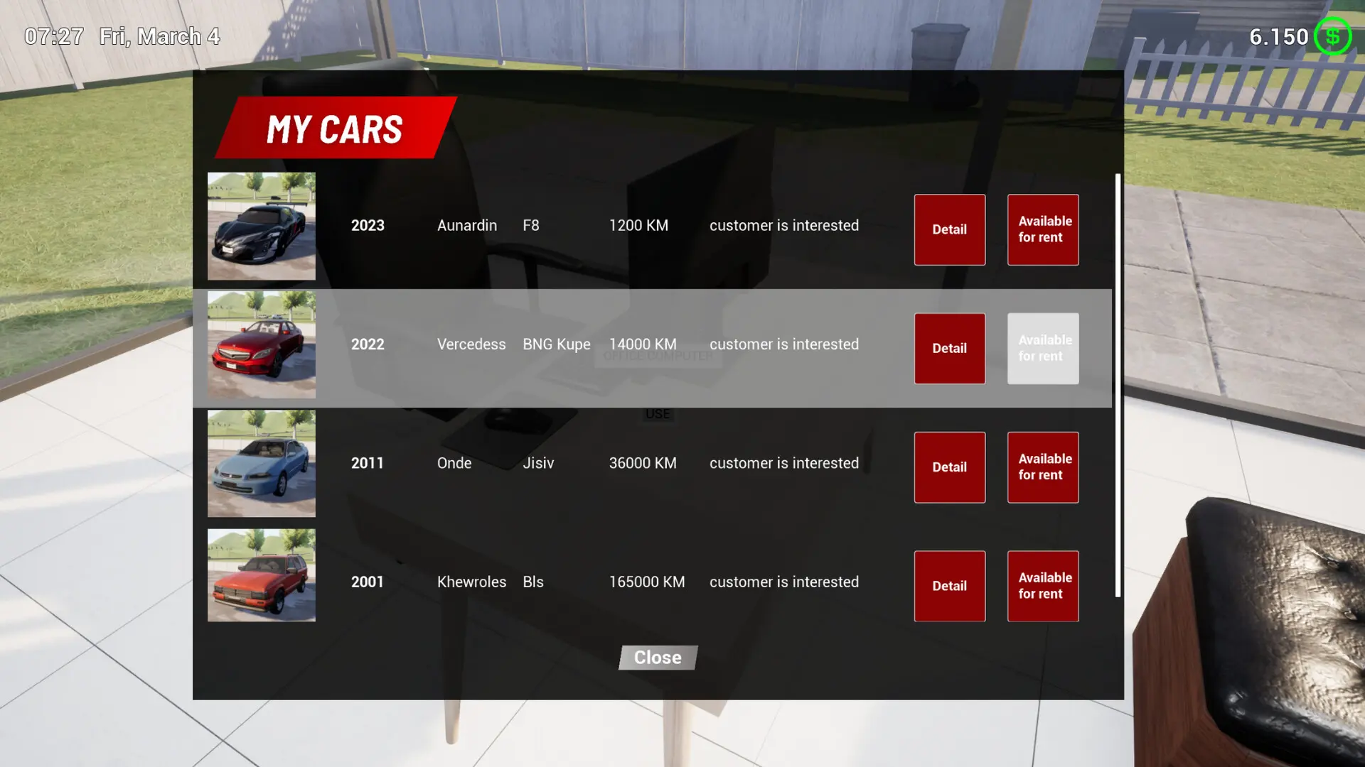 租车模拟24/Rent A Car Simulator 24 游戏截图