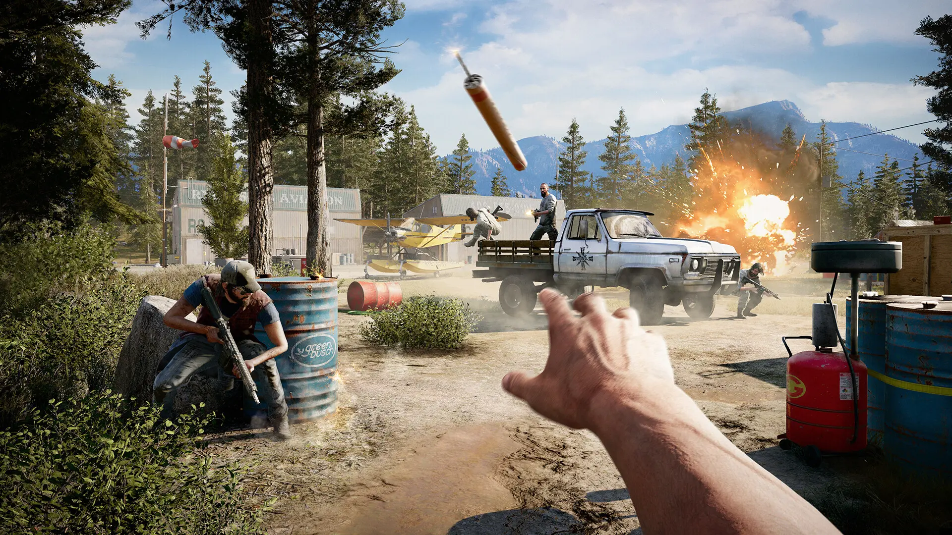 孤岛惊魂5/Far Cry 5/附历代合集 游戏截图