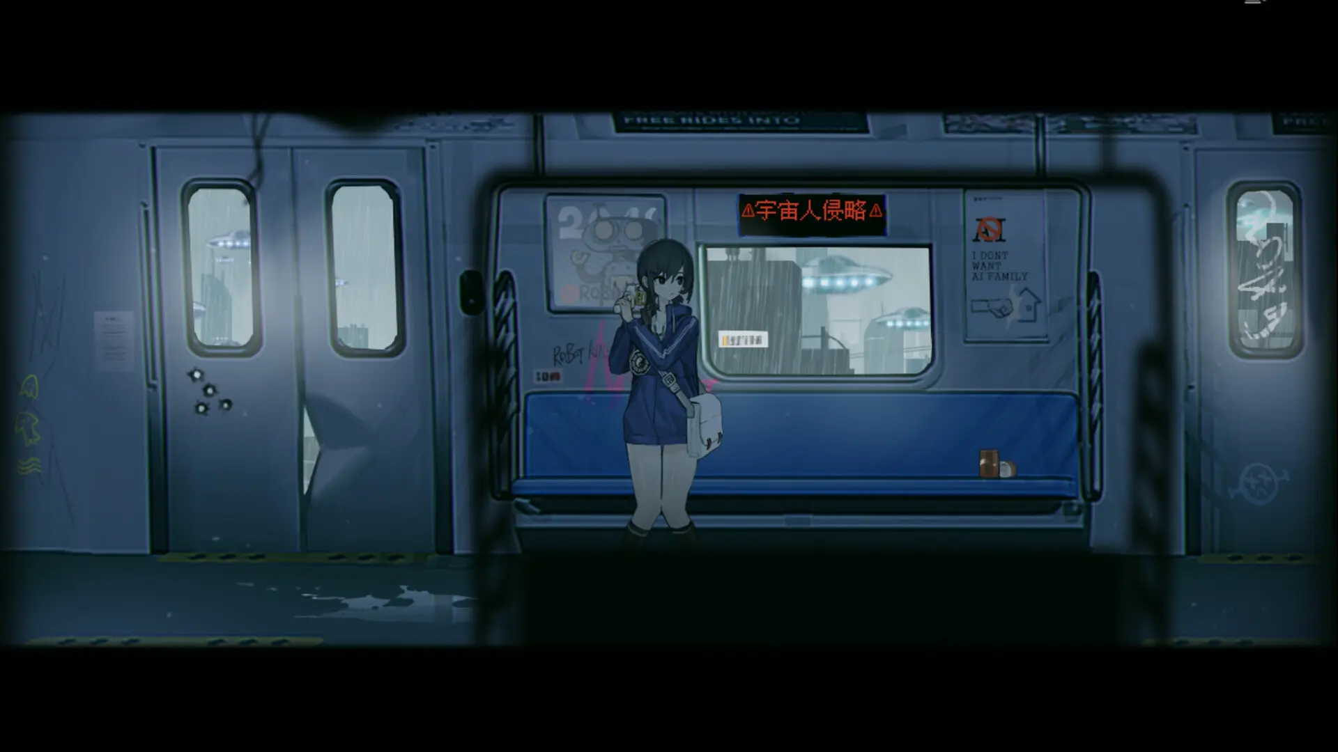 电车除灵少女/Subway Exorcist Girl 游戏截图