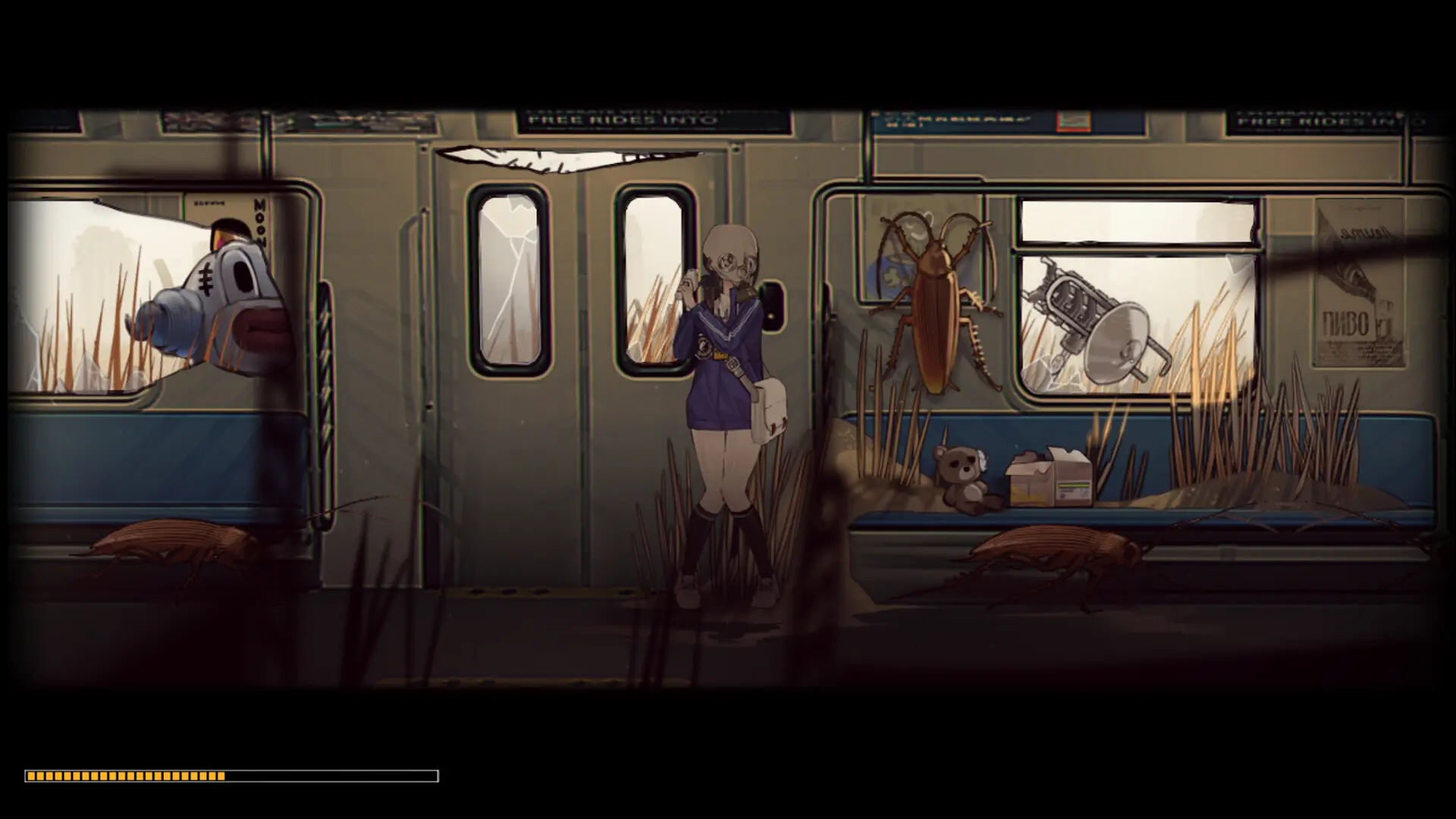 电车除灵少女/Subway Exorcist Girl 游戏截图