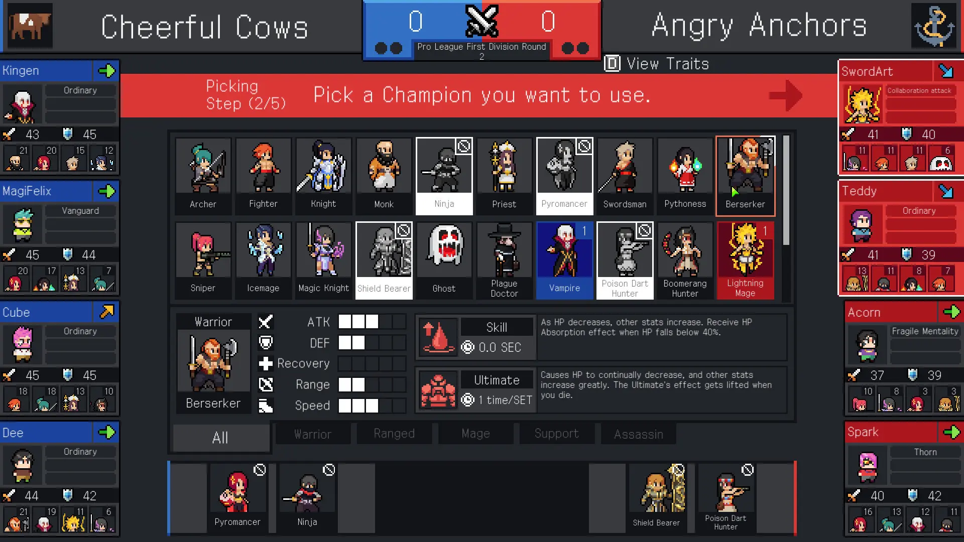 团战经理/Teamfight Manager 游戏截图