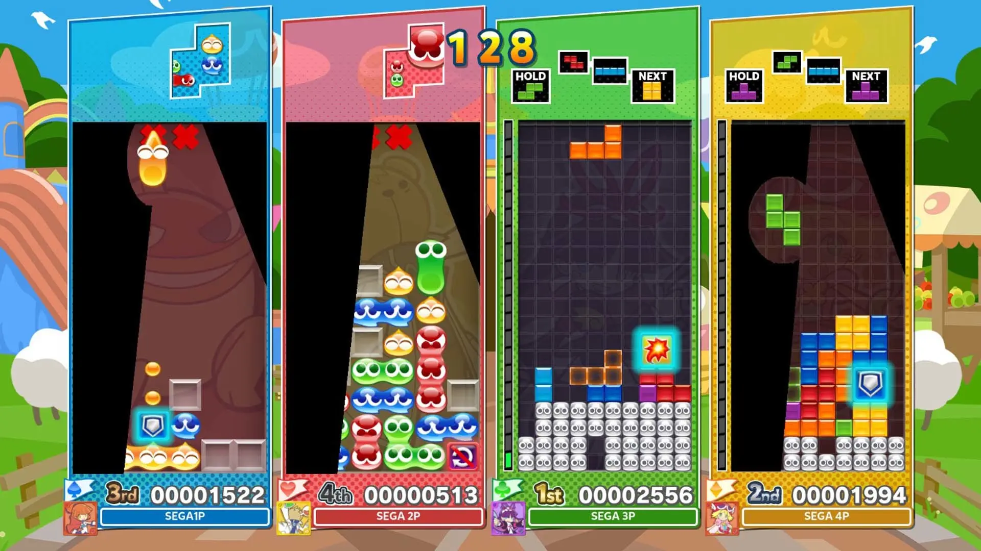 魔法气泡特趣思俄罗斯方块2/Puyo Puyo Tetris 2 游戏截图