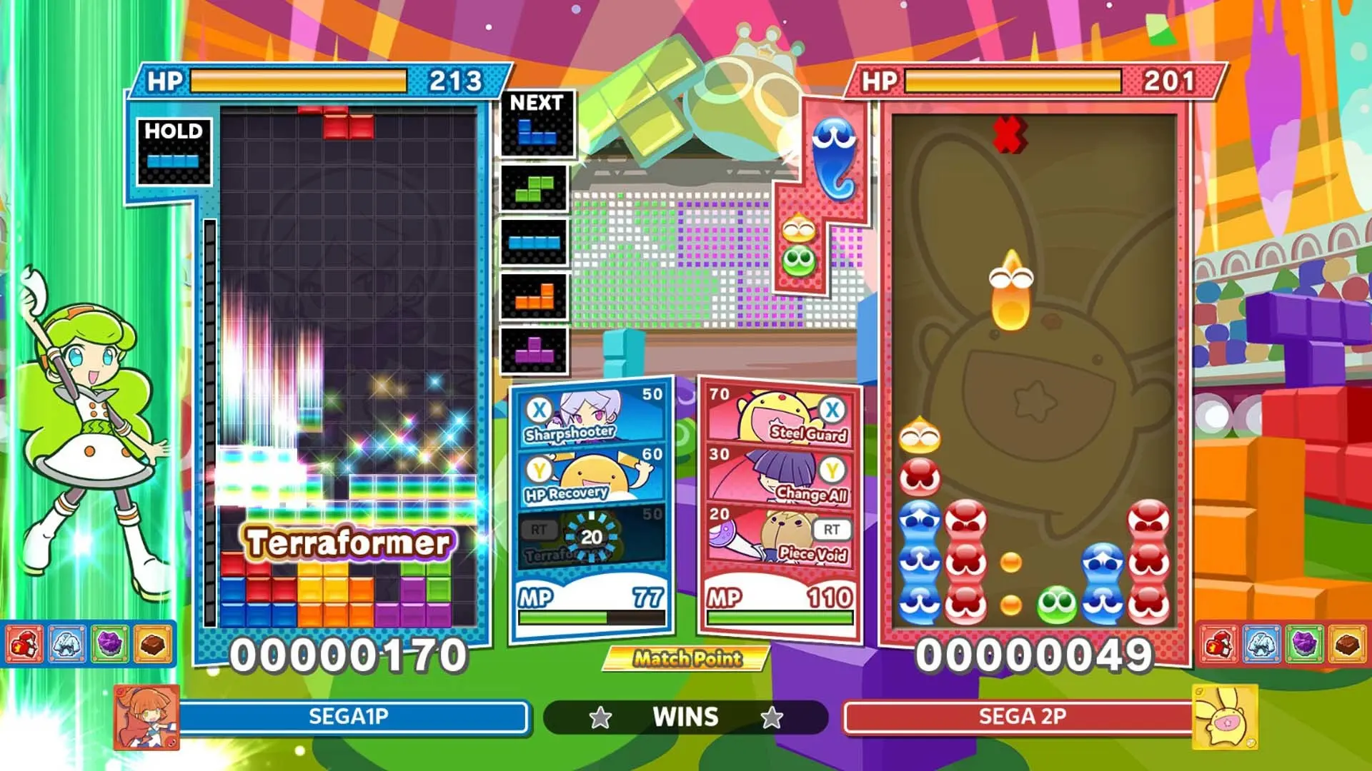 魔法气泡特趣思俄罗斯方块2/Puyo Puyo Tetris 2 游戏截图