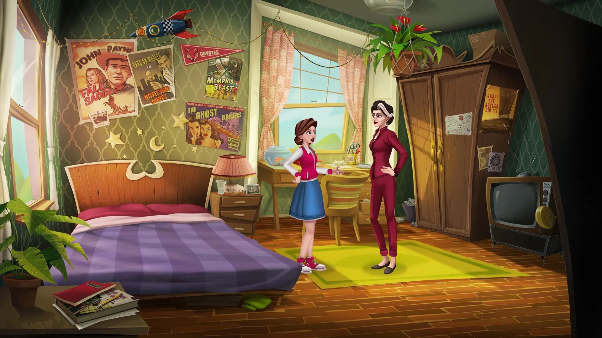 午夜前的三分钟/3 Minutes to Midnight - A Comedy Graphic Adventure 游戏截图