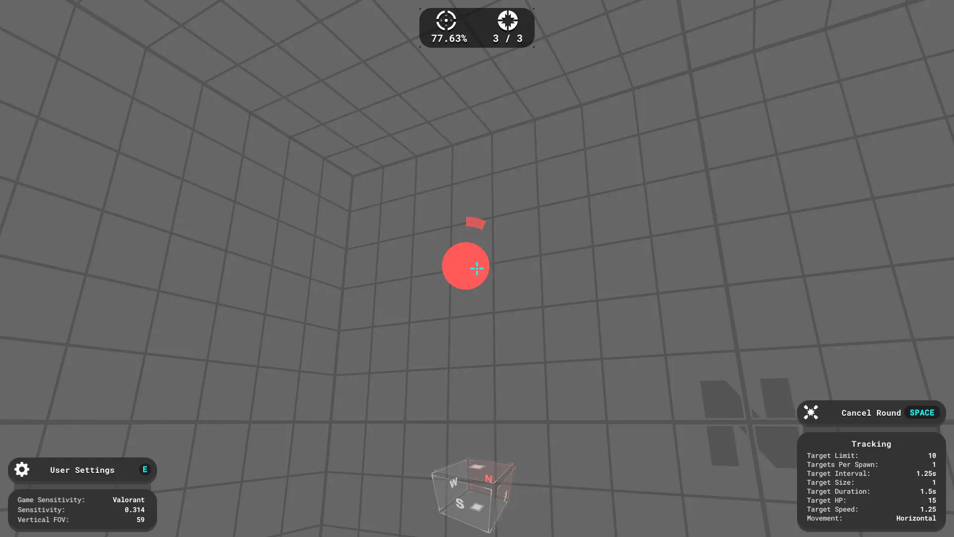 FPS枪法入门：简易瞄准训练/Simple FPS Aim Trainer 游戏截图