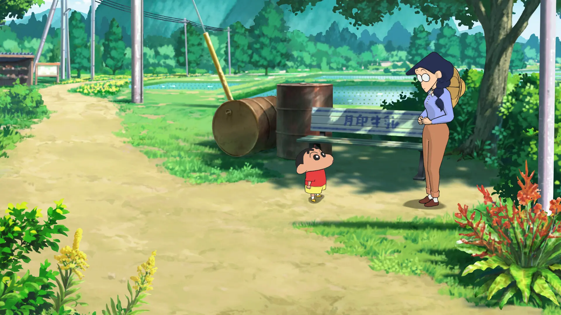 蜡笔小新“煤炭镇的小白”/Shin chan: Shiro and the Coal Town 游戏截图
