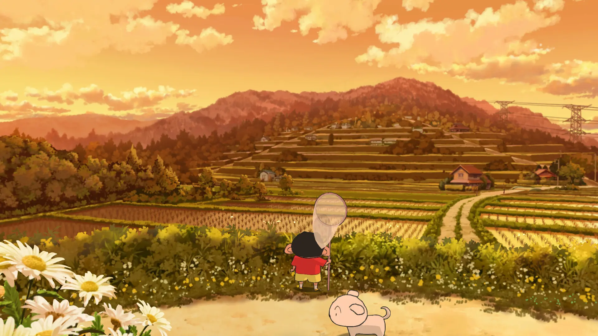 蜡笔小新“煤炭镇的小白”/Shin chan: Shiro and the Coal Town 游戏截图