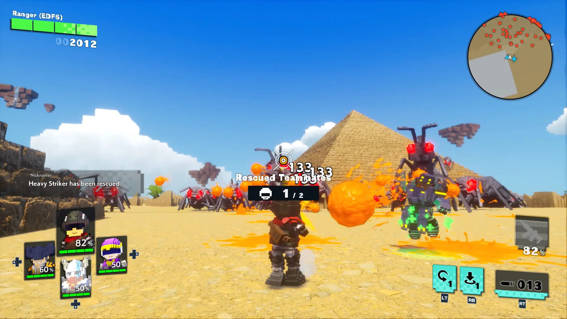数码方块地球防卫军2/EARTH DEFENSE FORCE: WORLD BROTHERS 2 游戏截图