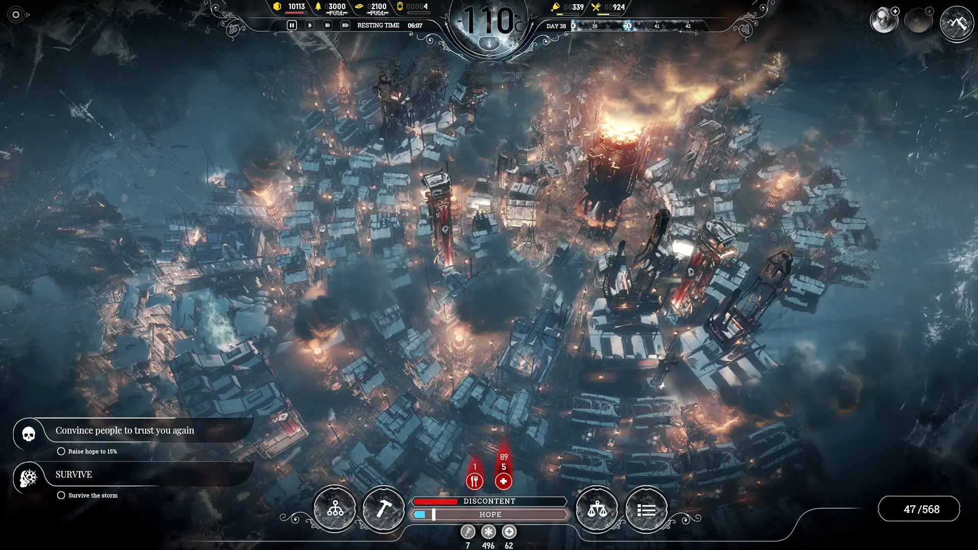 寒霜朋克/冰汽时代/Frostpunk 游戏截图