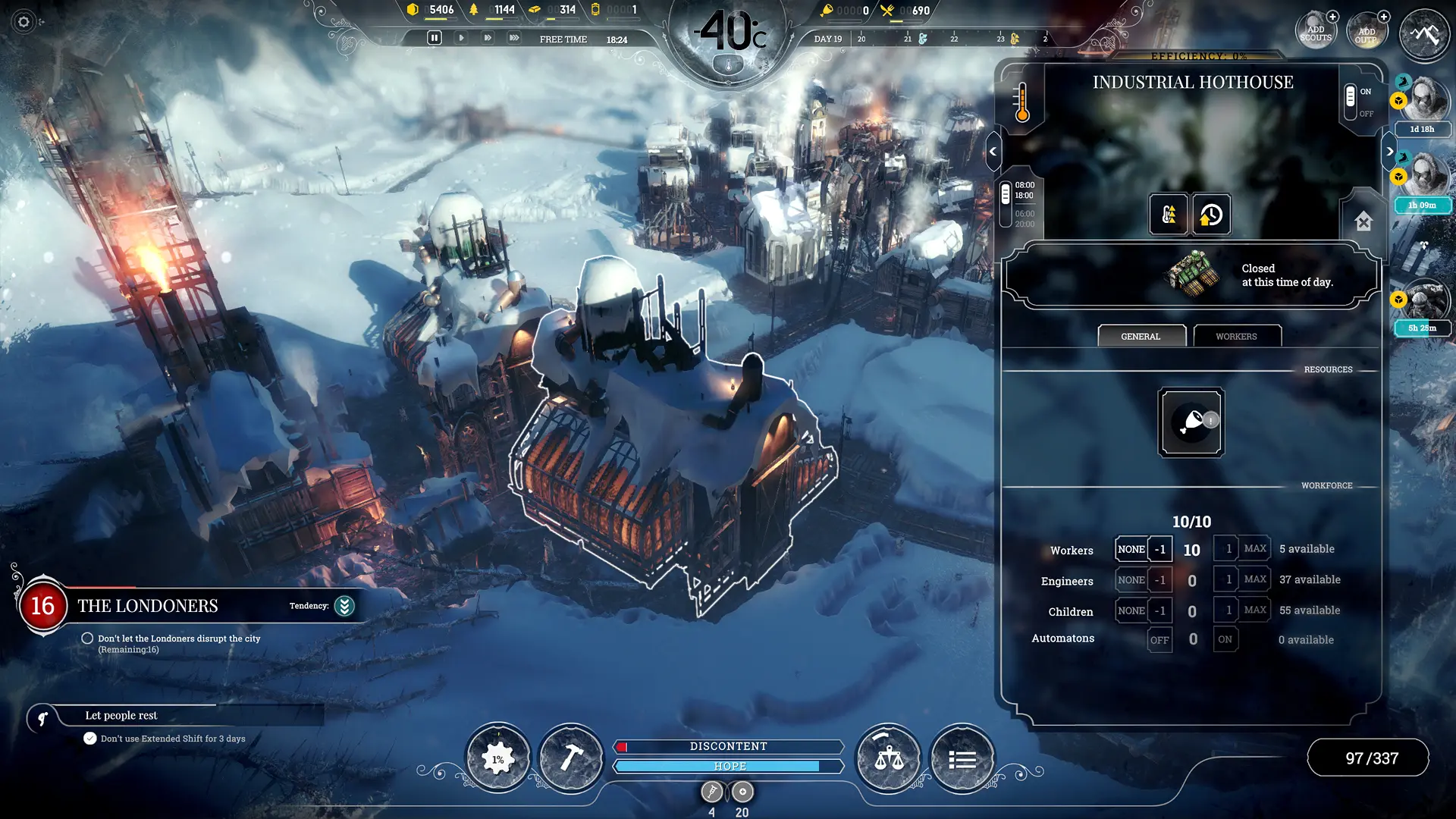 寒霜朋克/冰汽时代/Frostpunk 游戏截图