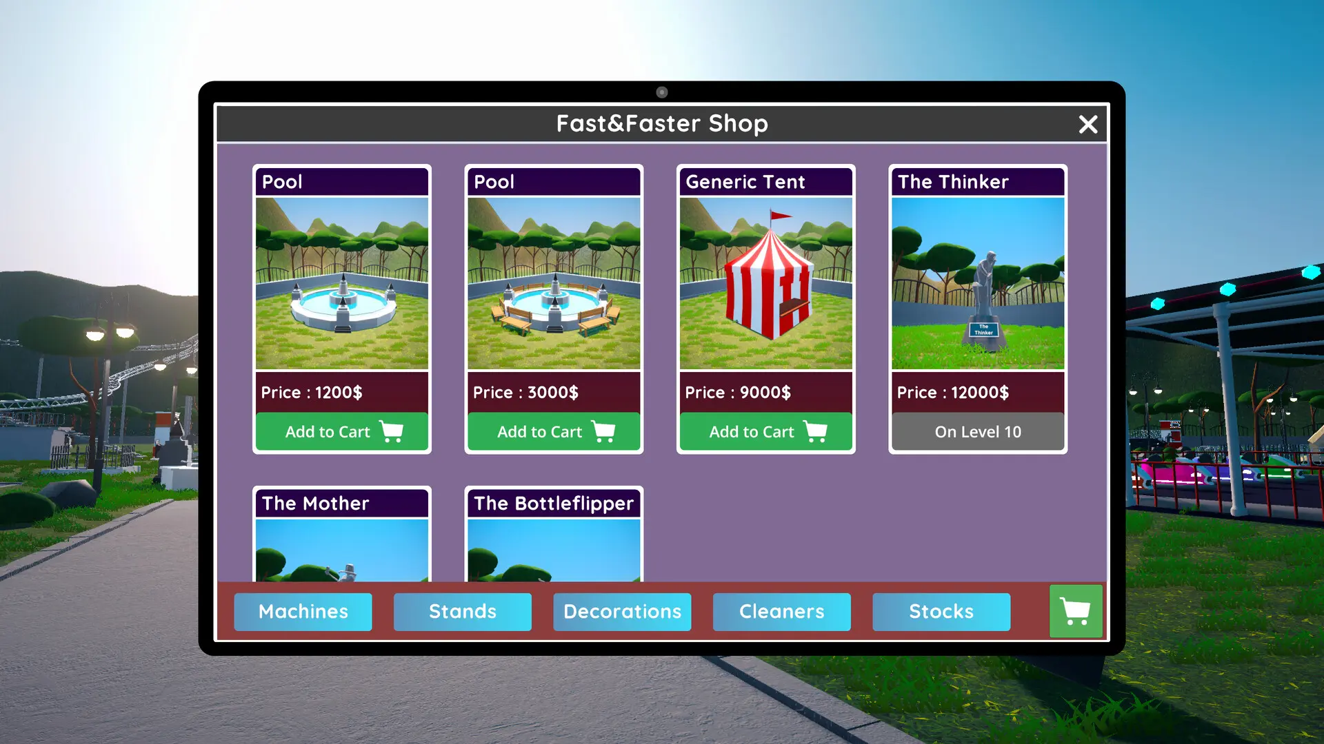 游乐园模拟器/Amusement Park Simulator 游戏截图