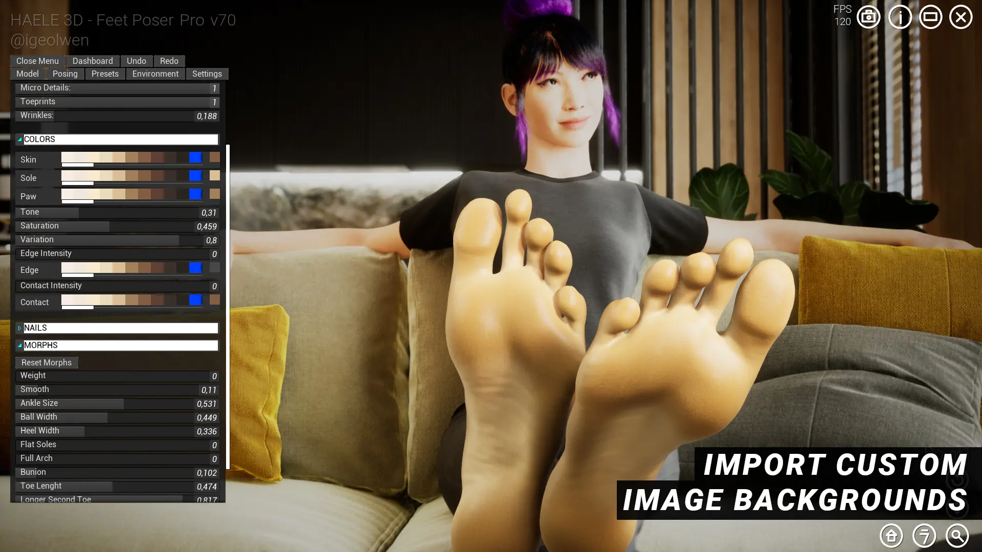 足部造型模拟器 - 专业版/HAELE 3D - Feet Poser Pro 游戏截图
