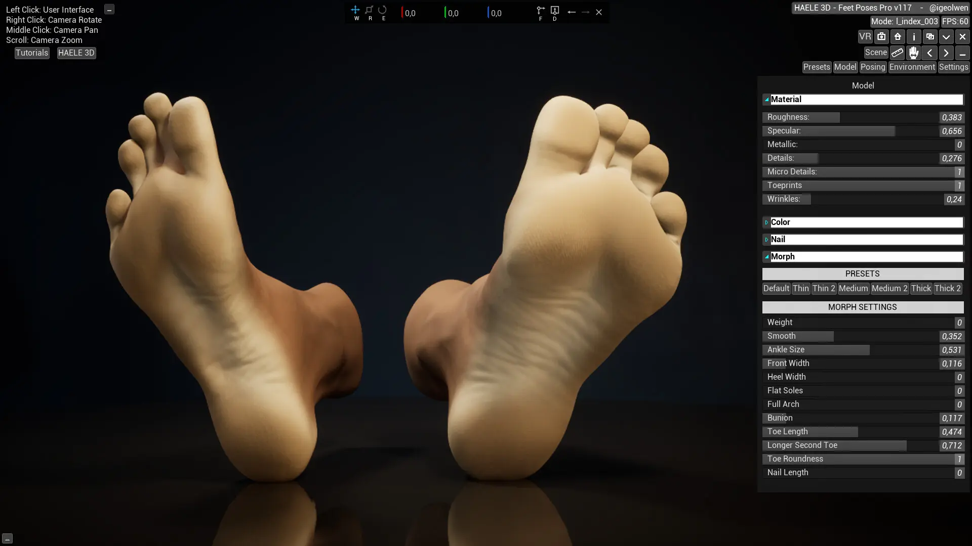 足部造型模拟器 - 专业版/HAELE 3D - Feet Poser Pro 游戏截图