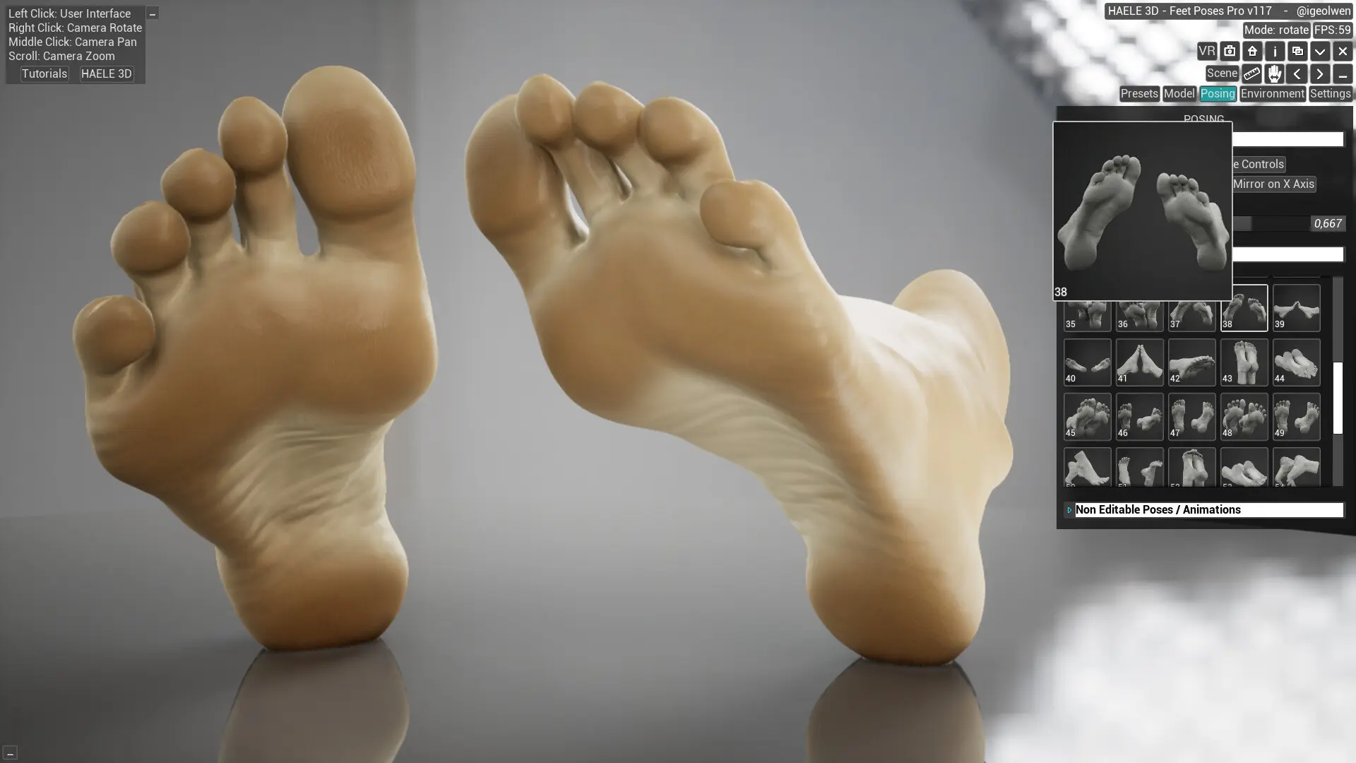 足部造型模拟器 - 专业版/HAELE 3D - Feet Poser Pro 游戏截图