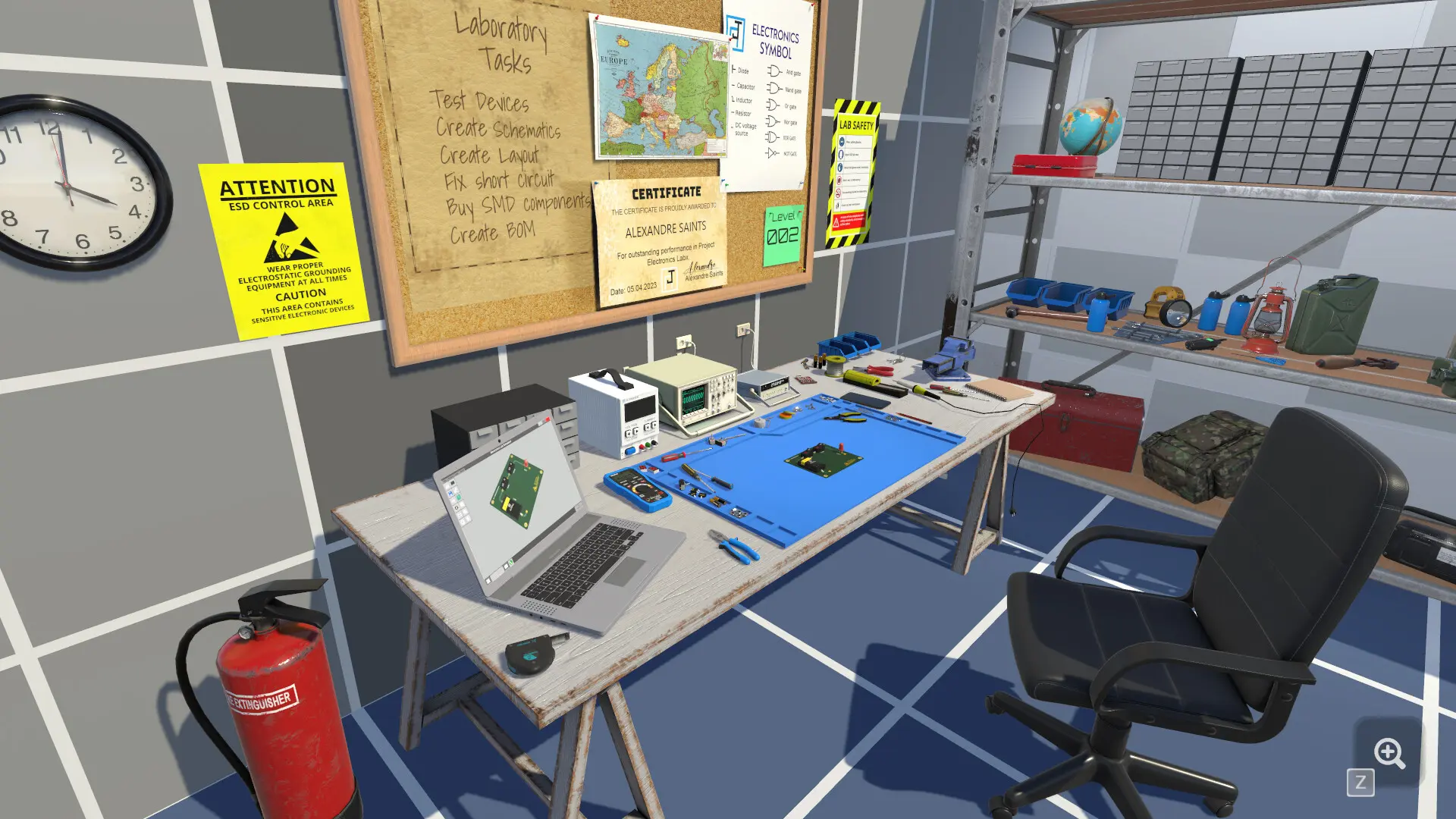 电子谜题实验室/Electronics Puzzle Lab 游戏截图