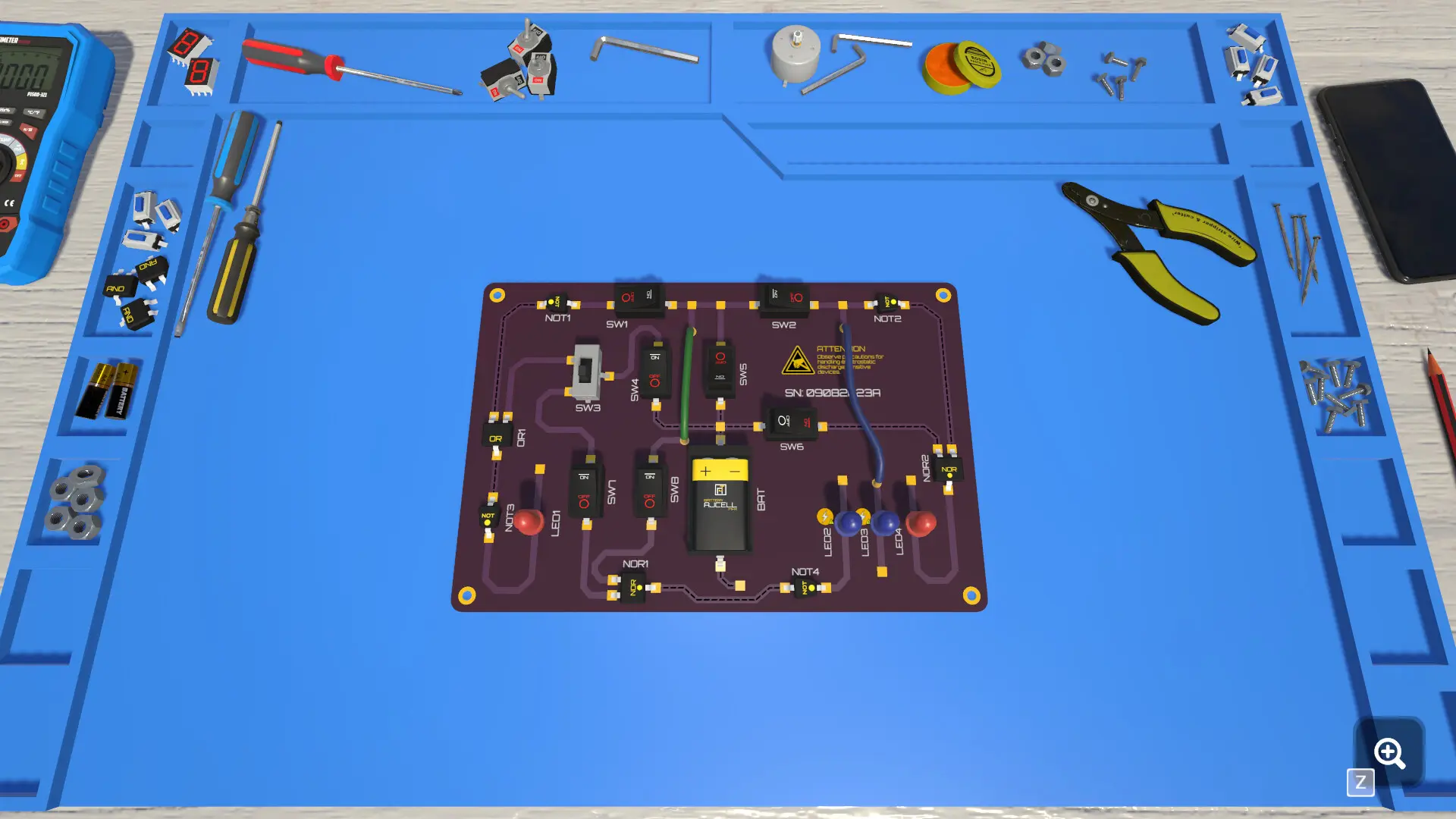 电子谜题实验室/Electronics Puzzle Lab 游戏截图