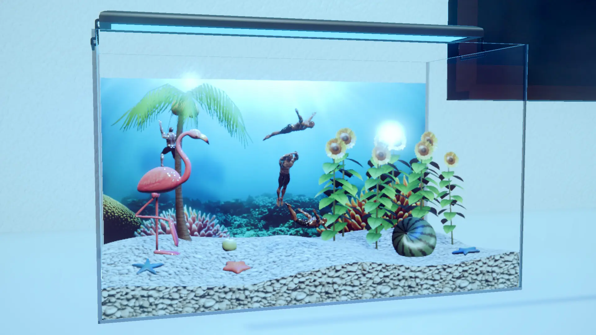 壮士水族馆 -肌肉水族馆模拟器-/Machorium -Muscle Aquarium Simulator- 游戏截图
