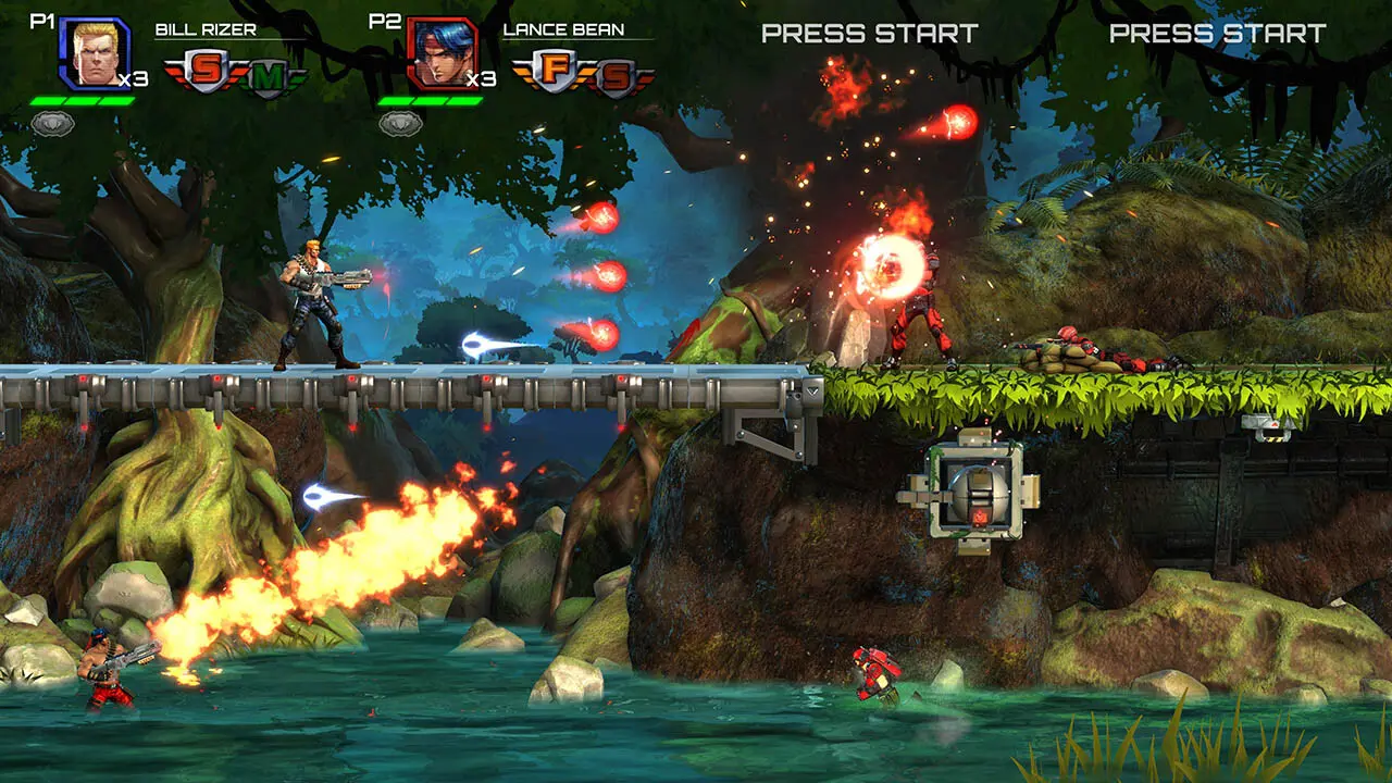 魂斗罗初代:重制版/Contra: Operation Galuga 游戏截图