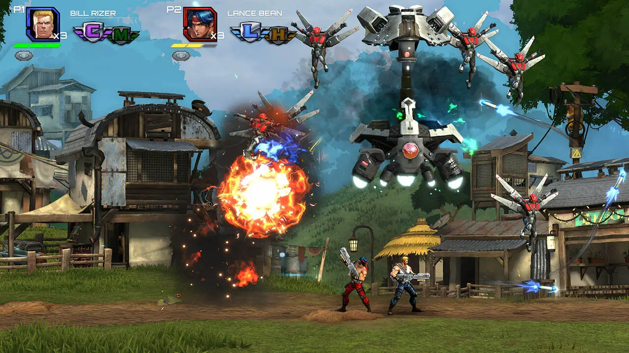 魂斗罗初代:重制版/Contra: Operation Galuga 游戏截图