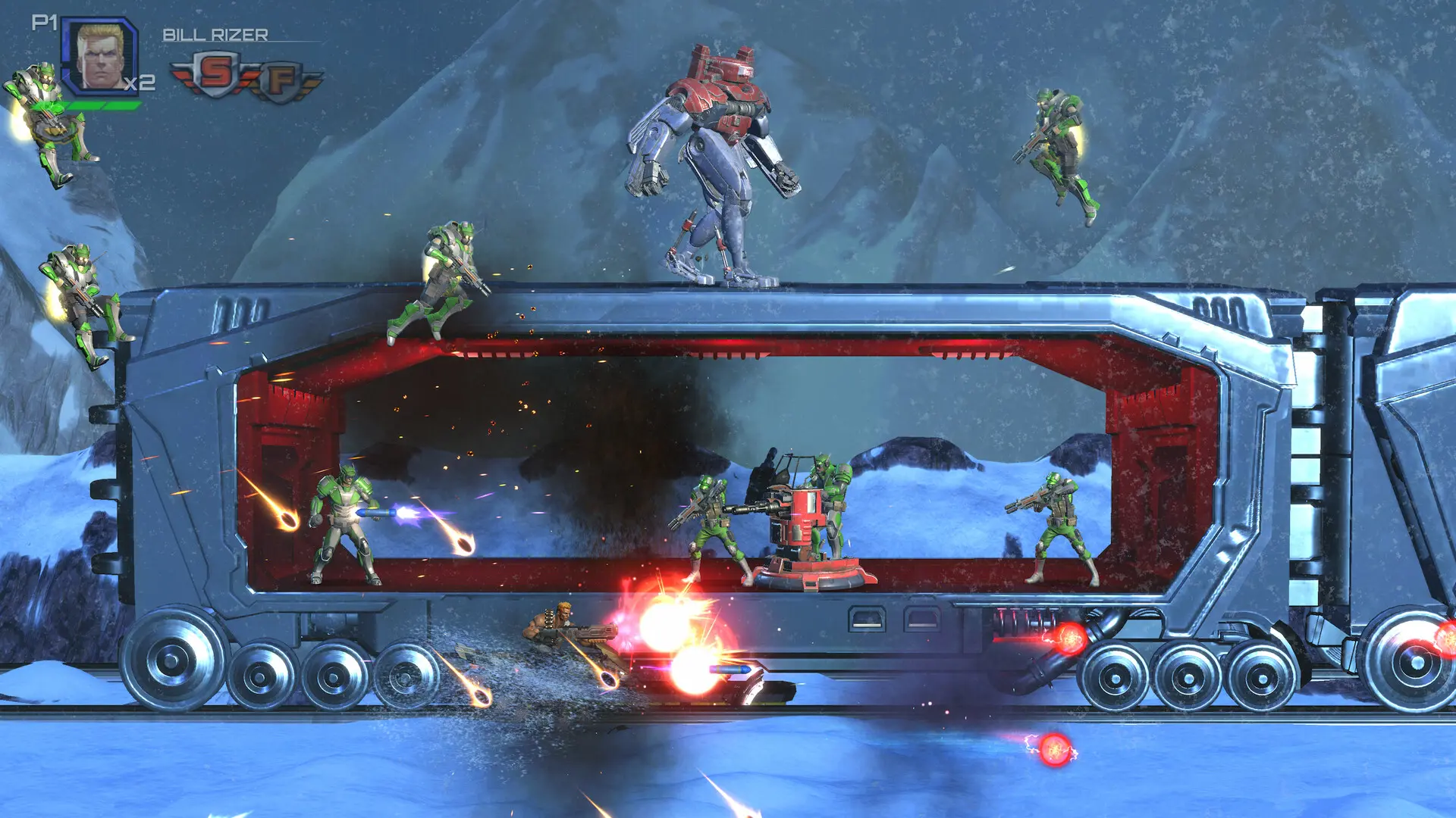 魂斗罗初代:重制版/Contra: Operation Galuga 游戏截图