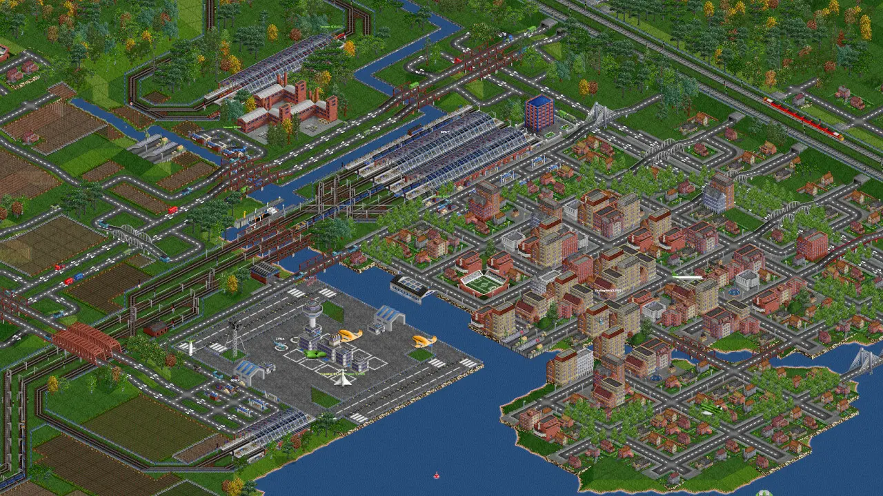 运输大亨/OpenTTD 游戏截图