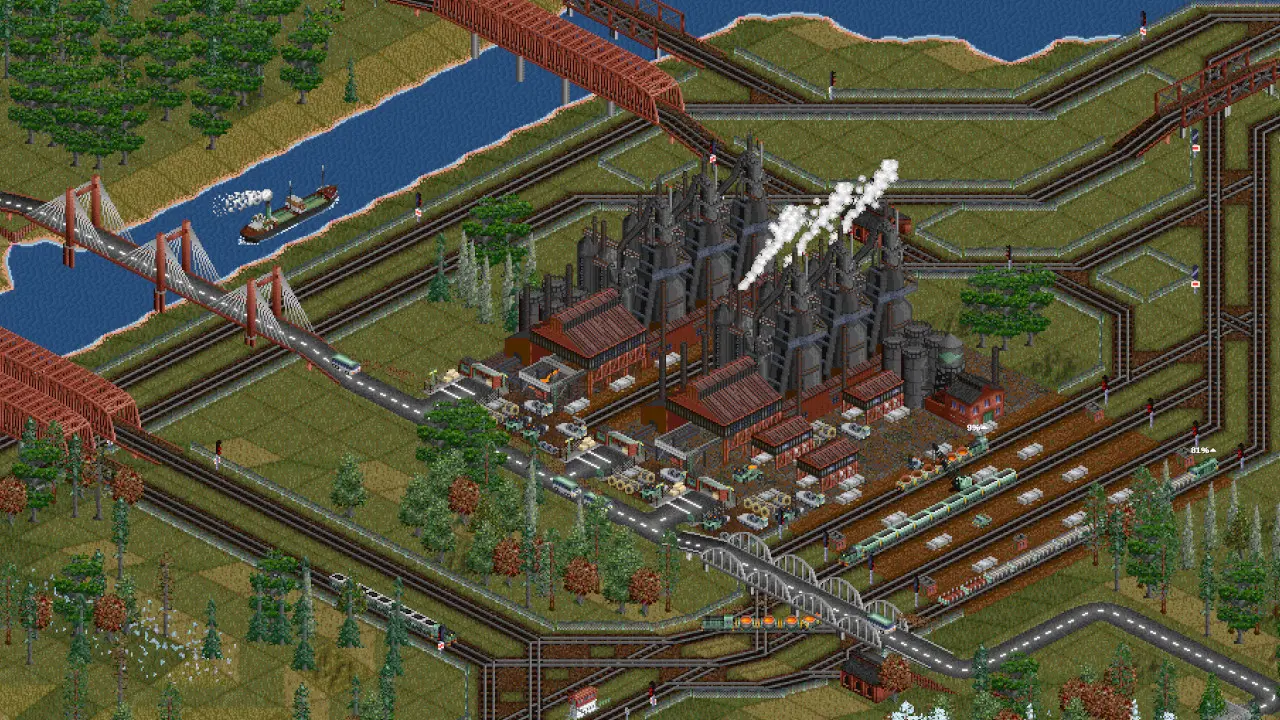 运输大亨/OpenTTD 游戏截图