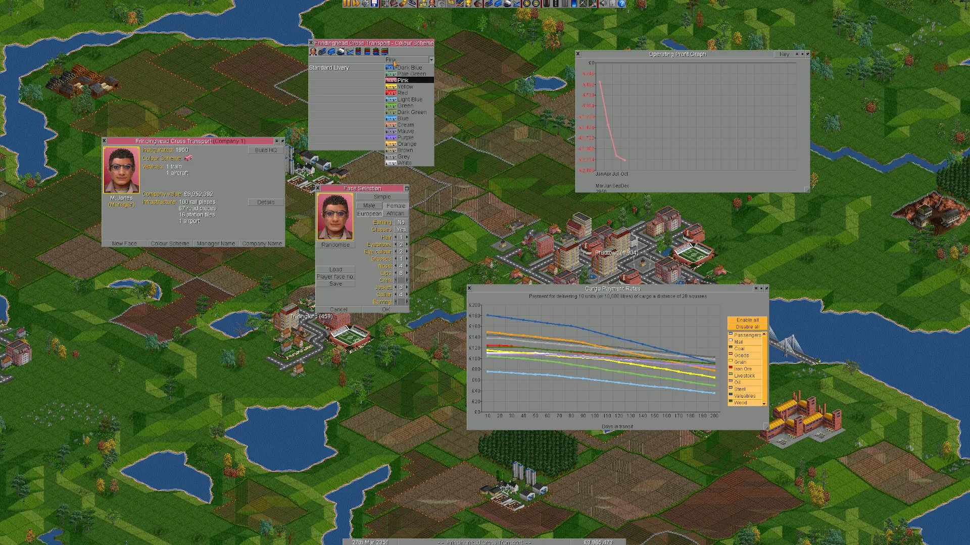 运输大亨/OpenTTD 游戏截图