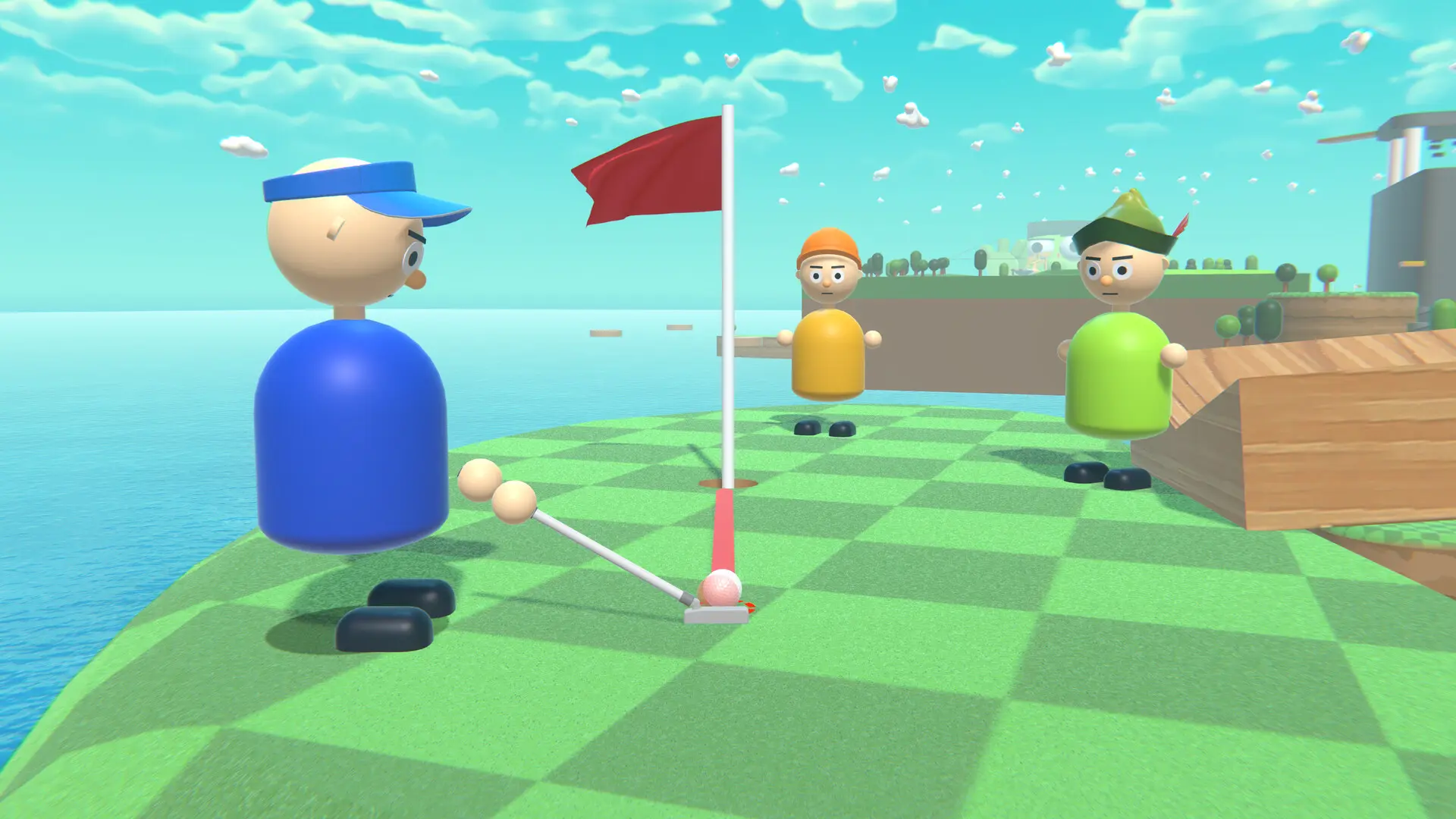 多人平台高尔夫/Multiplayer Platform Golf/支持网络联机 游戏截图