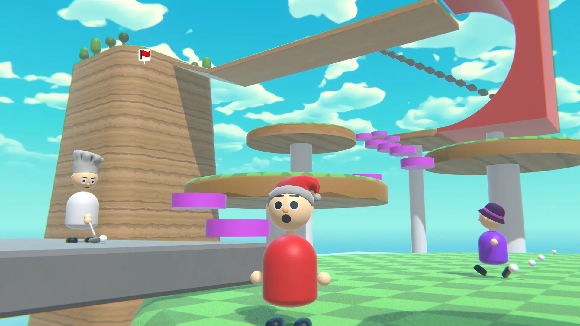 多人平台高尔夫/Multiplayer Platform Golf/支持网络联机 游戏截图