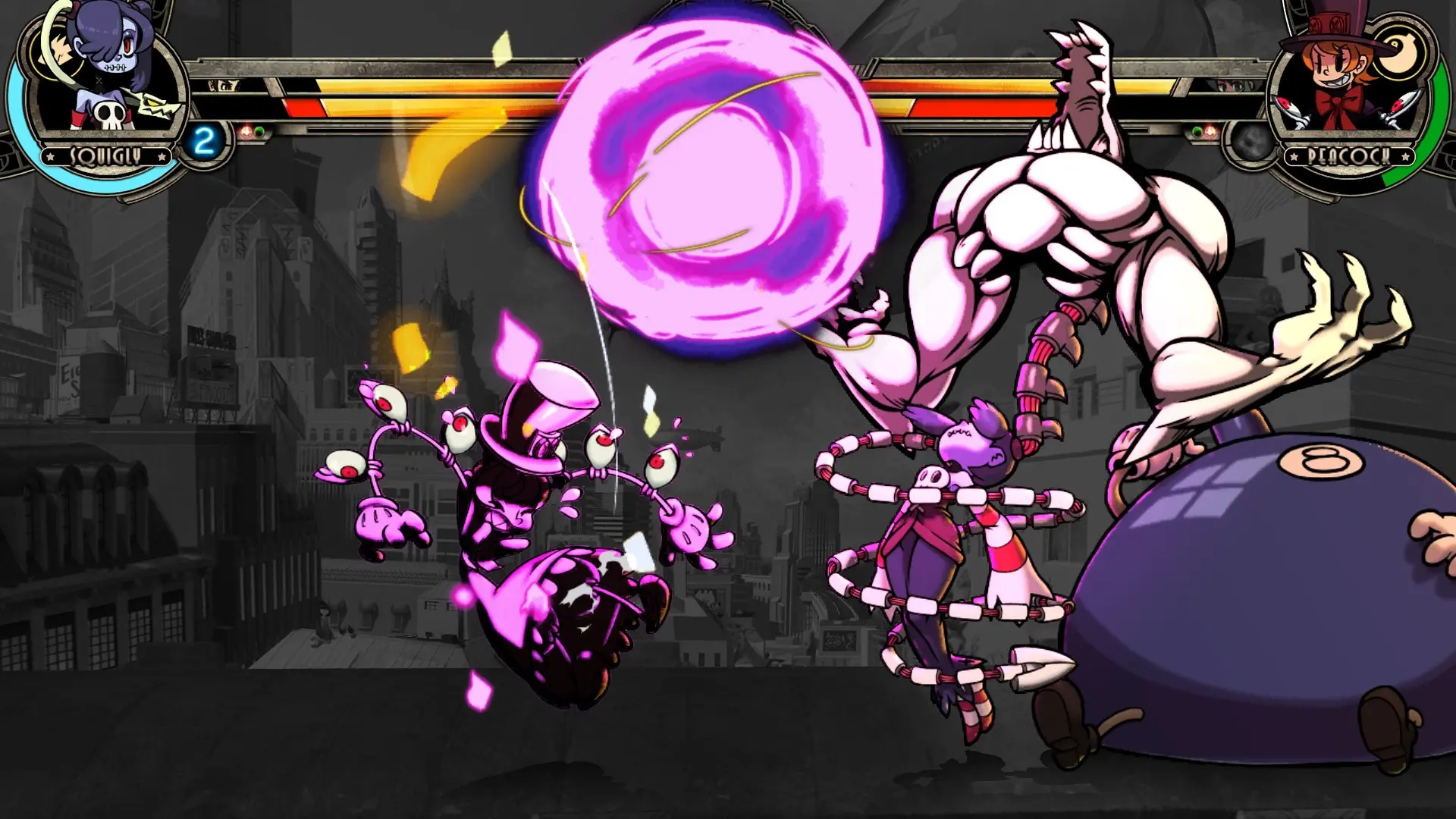骷髅女孩:重返/骷髅女孩:二度返场/Skullgirls 2nd Encore 游戏截图