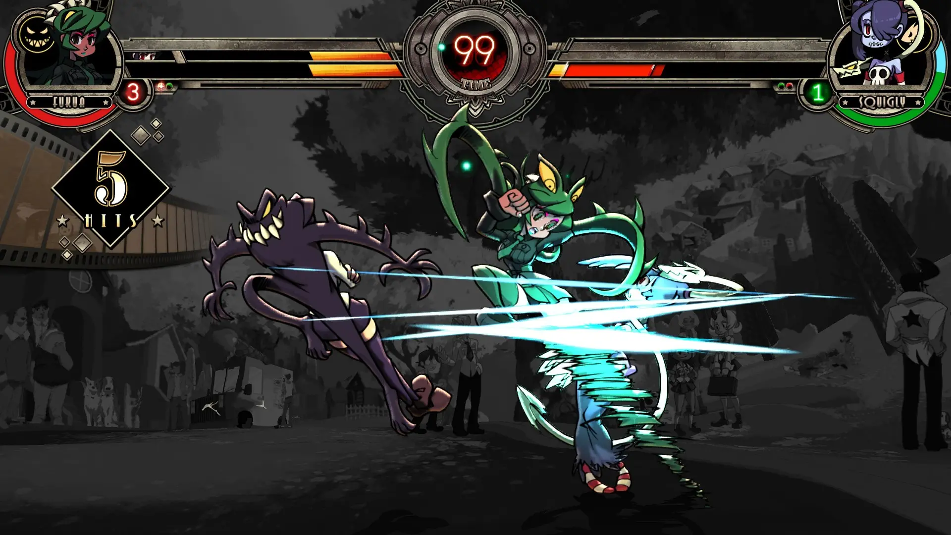 骷髅女孩:重返/骷髅女孩:二度返场/Skullgirls 2nd Encore 游戏截图
