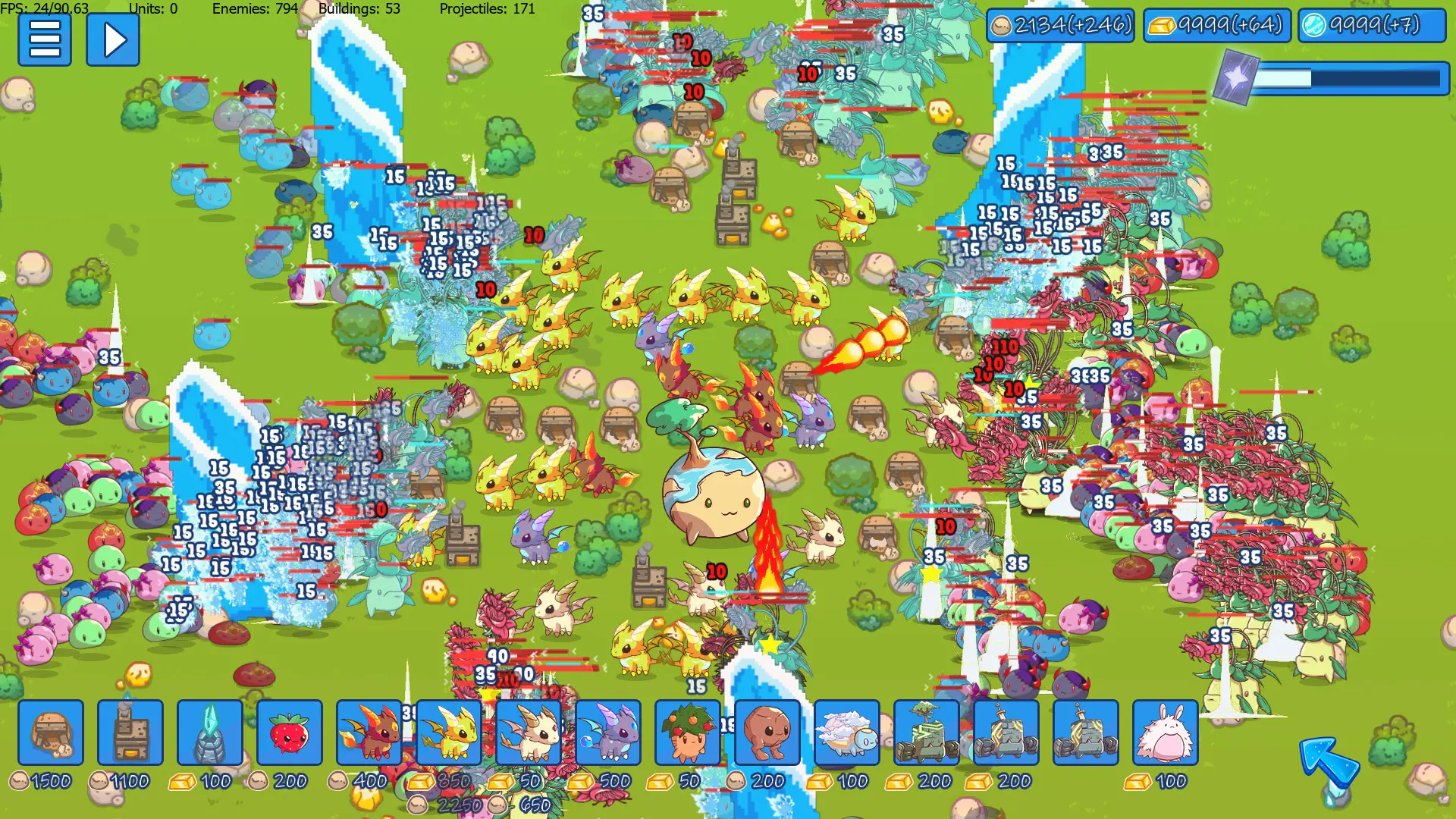银河塔防：地球/Milky Way TD SURVIVORS AUTOBATTLER RTS 游戏截图