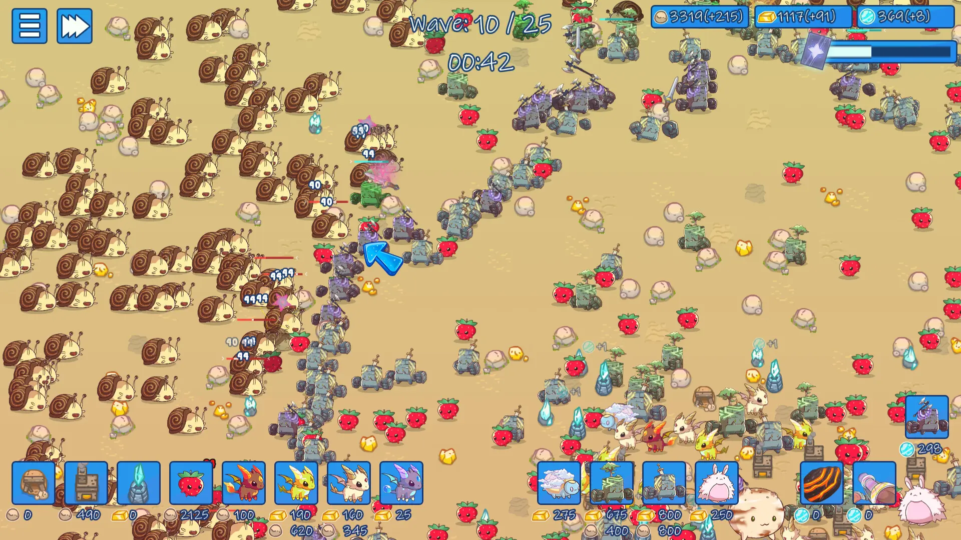 银河塔防：地球/Milky Way TD SURVIVORS AUTOBATTLER RTS 游戏截图